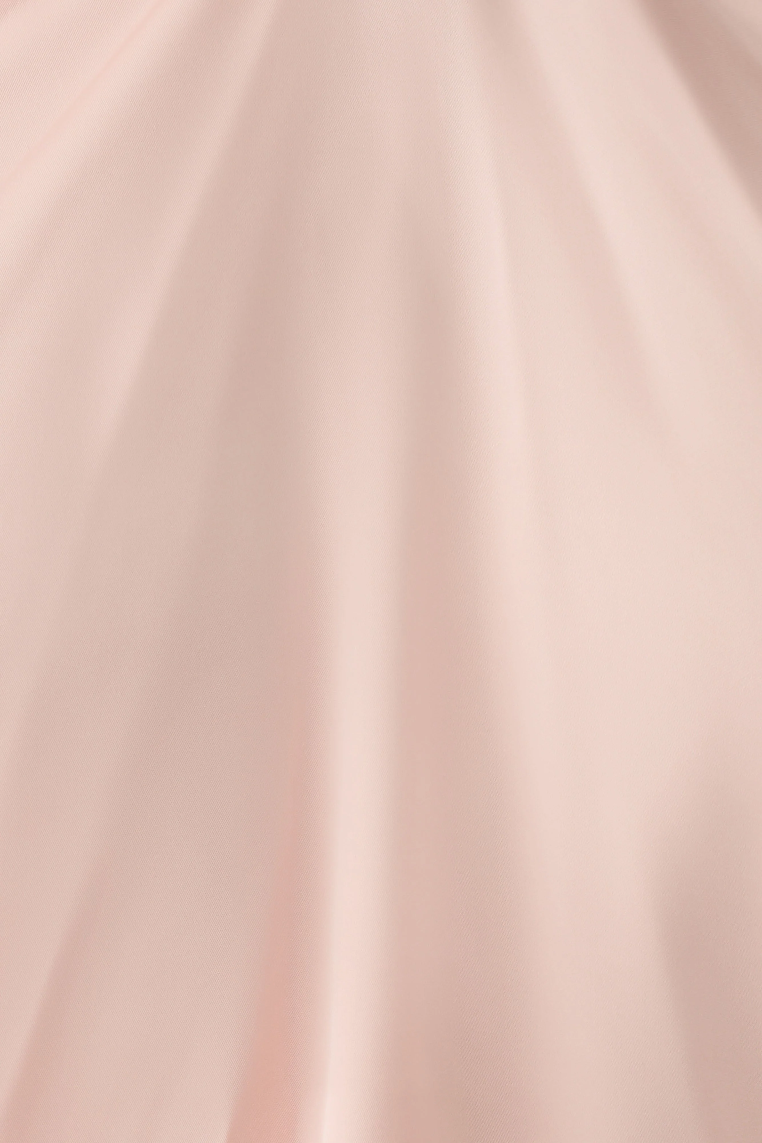 Adelaide Draped Satin Halter Top - Peach - Image 8
