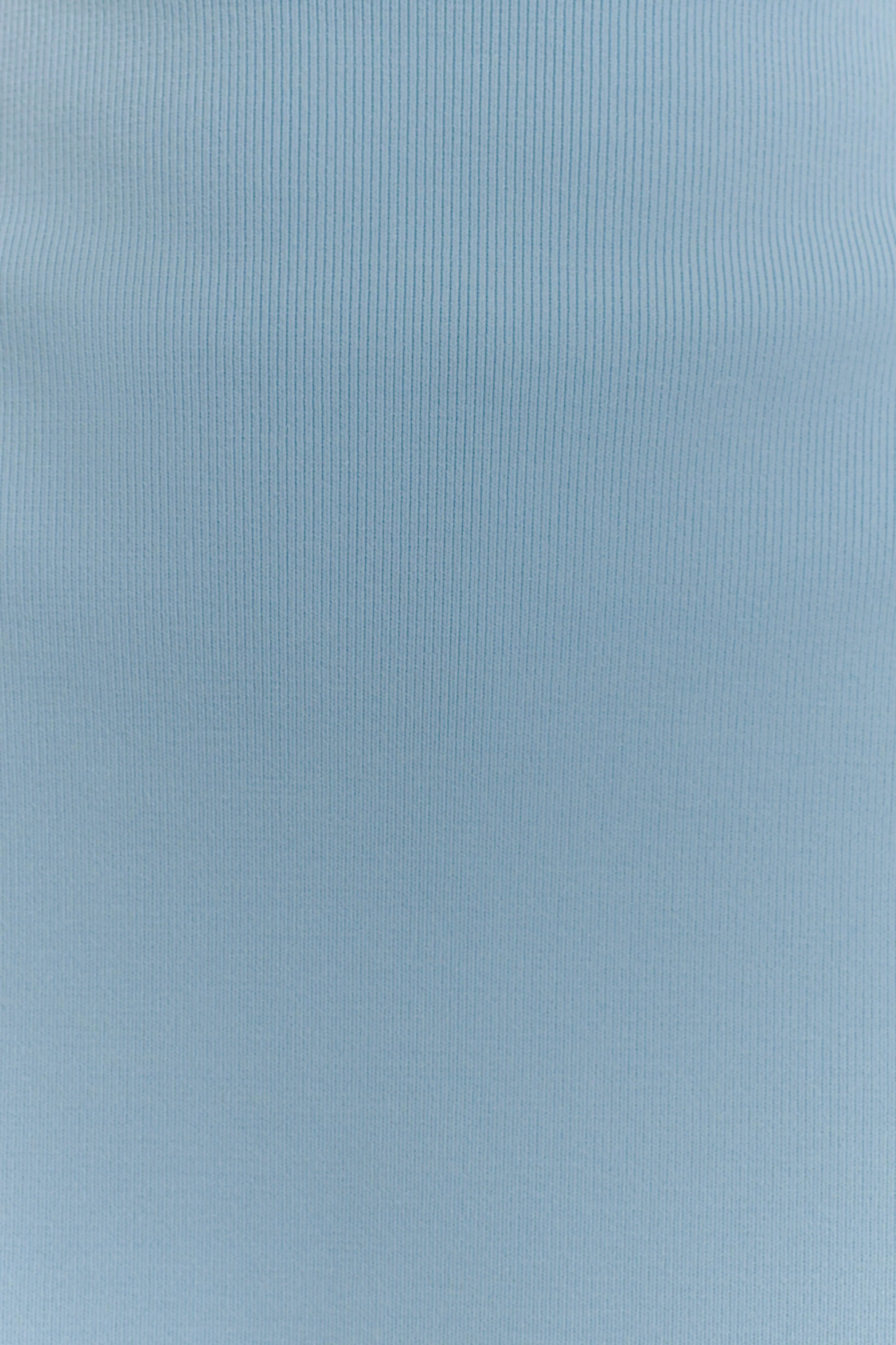Anette Bandage Knit Strapless Top - Sky Blue - Image 7