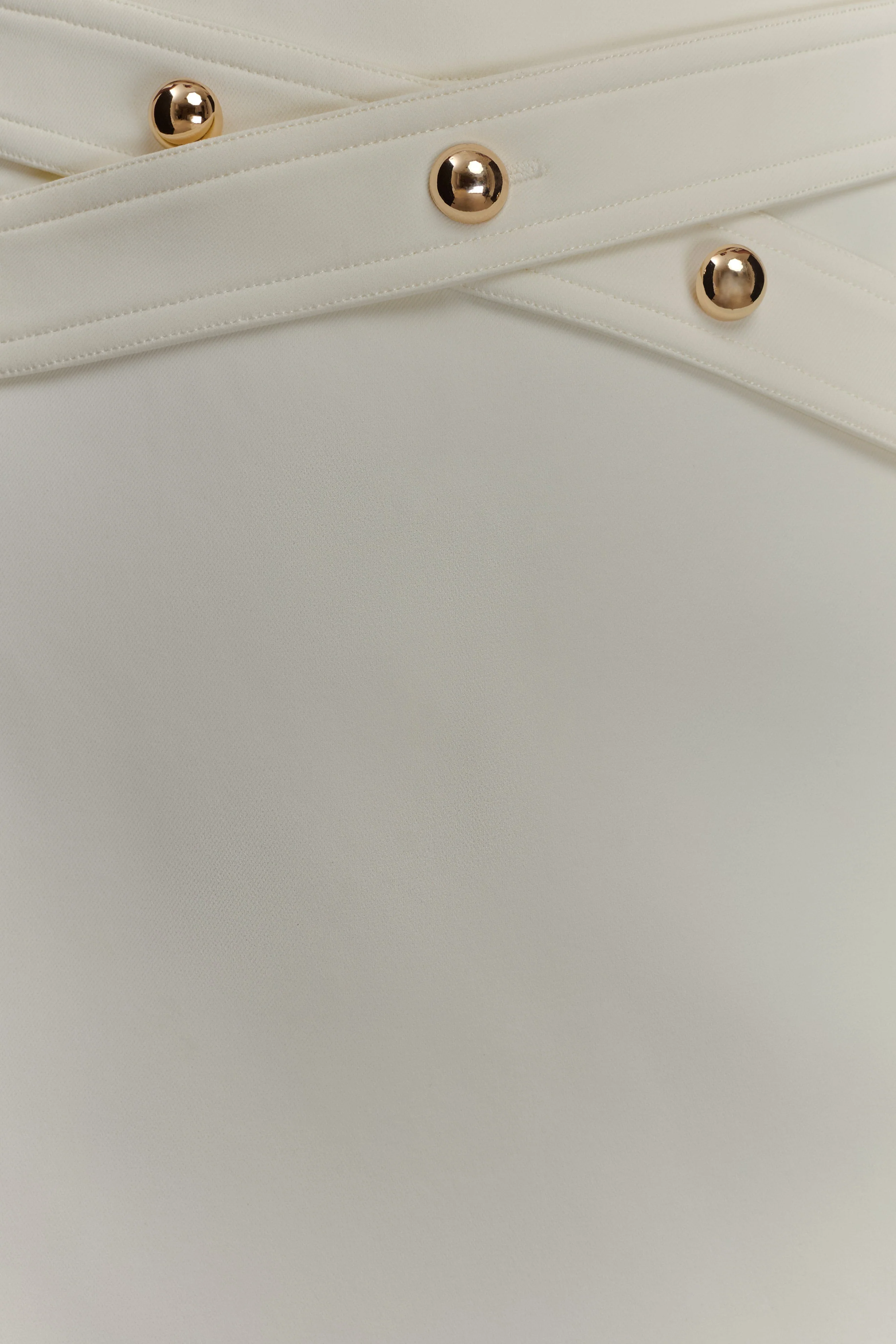 Angelie Suiting Maxi Skirt - Ivory - Image 6