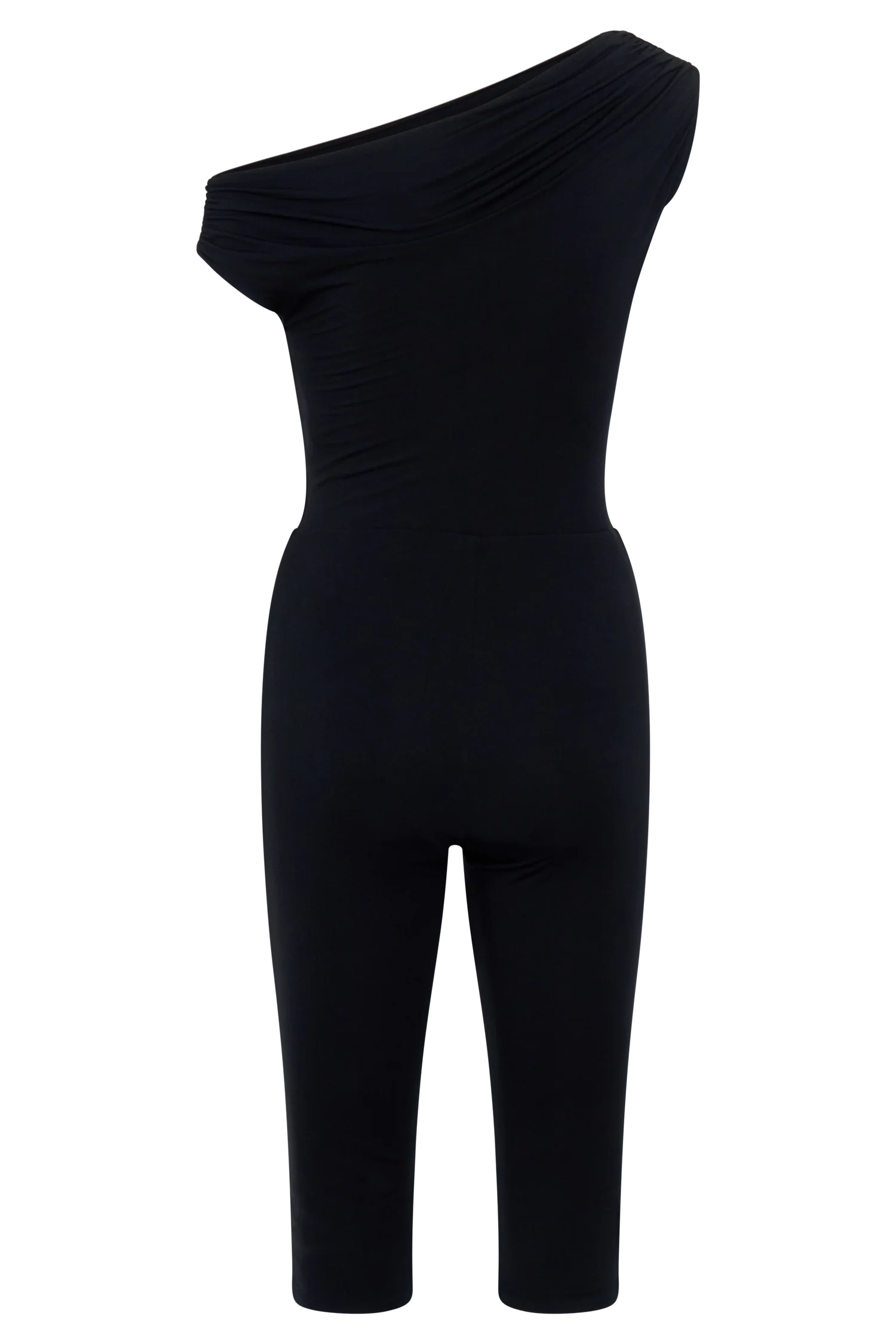 Anh One Shoulder Modal Jumpsuit - Black - Image 7