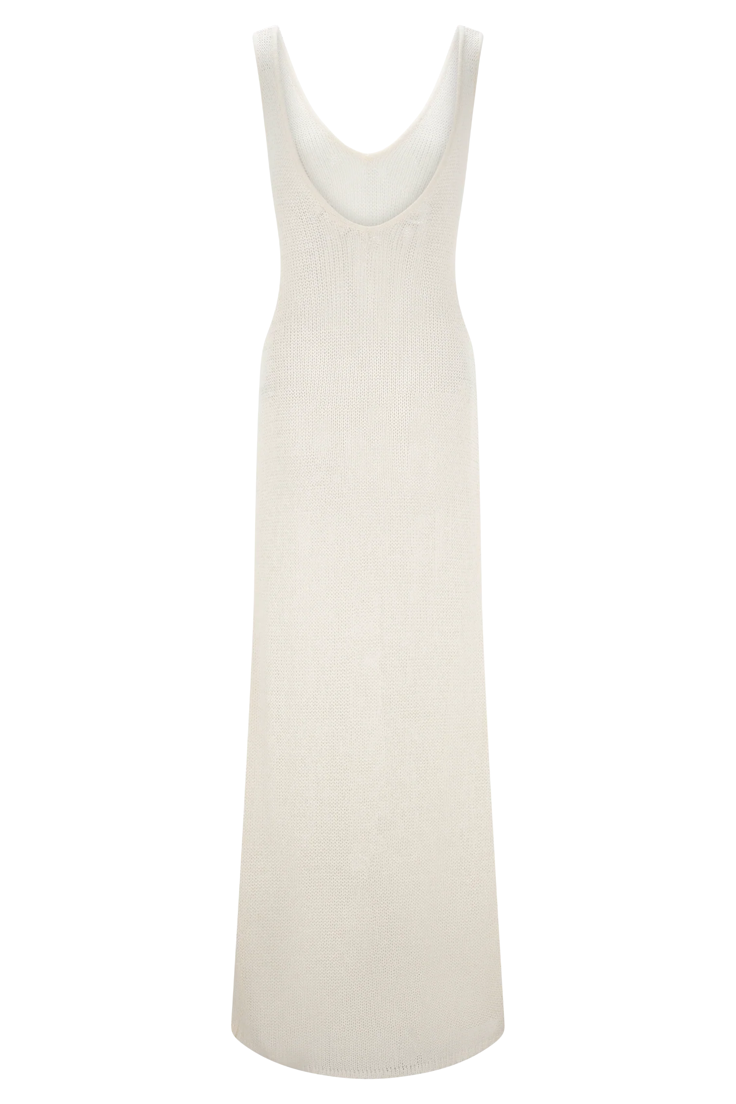 Ari Tape Yarn Knit Maxi Dress - White - Image 7