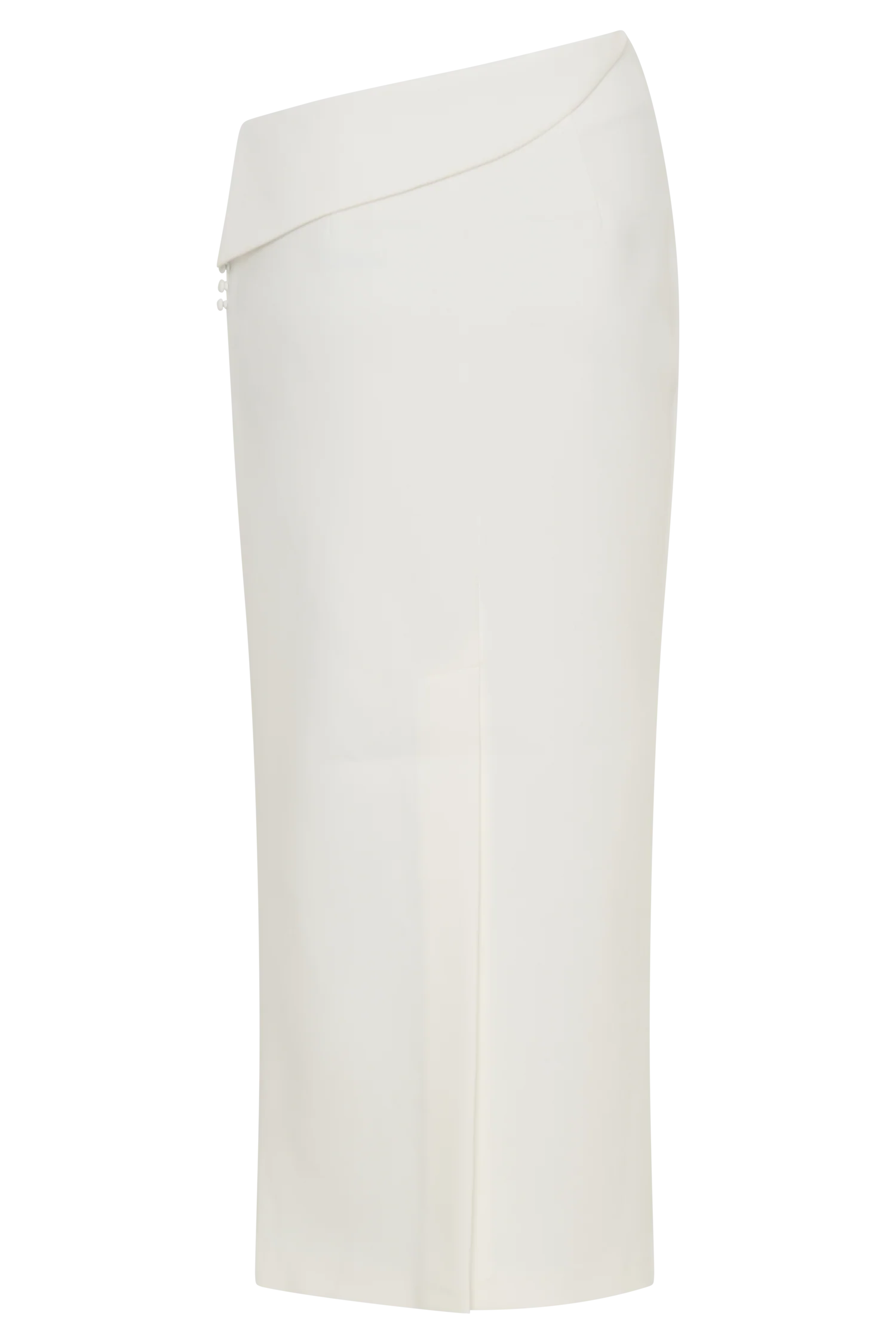 Astrid Suiting Midi Skirt - White - Image 8