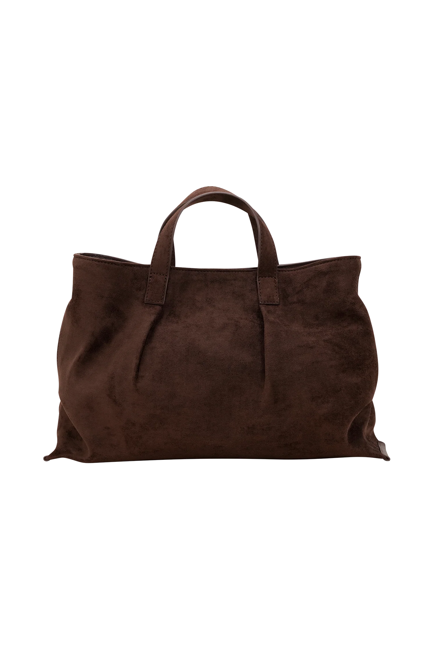 Baylor Faux Suede Bag - Chocolate - Image 6