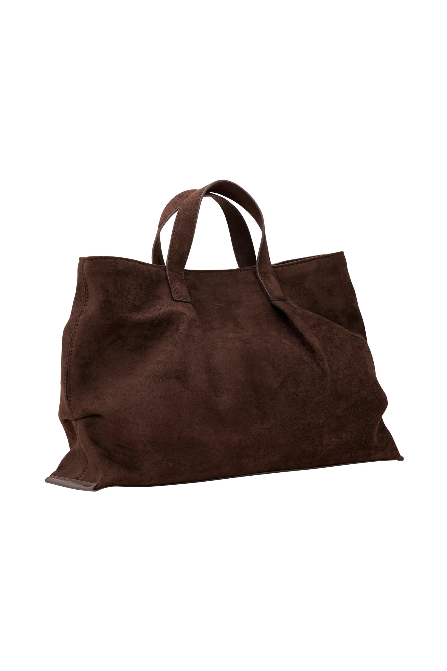 Baylor Faux Suede Bag - Chocolate - Image 7