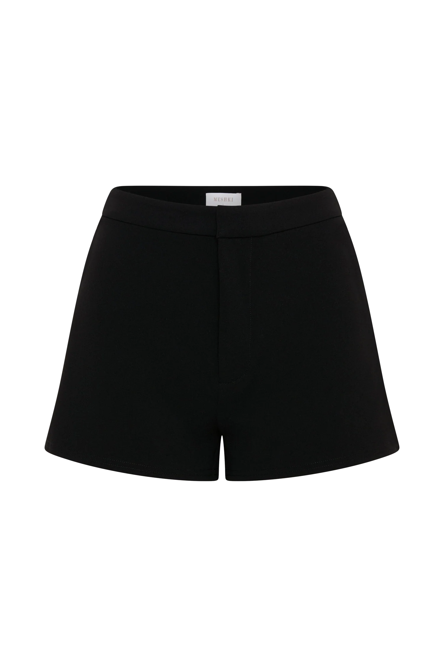 Blanca Stretch Crepe Shorts - Black - Image 9