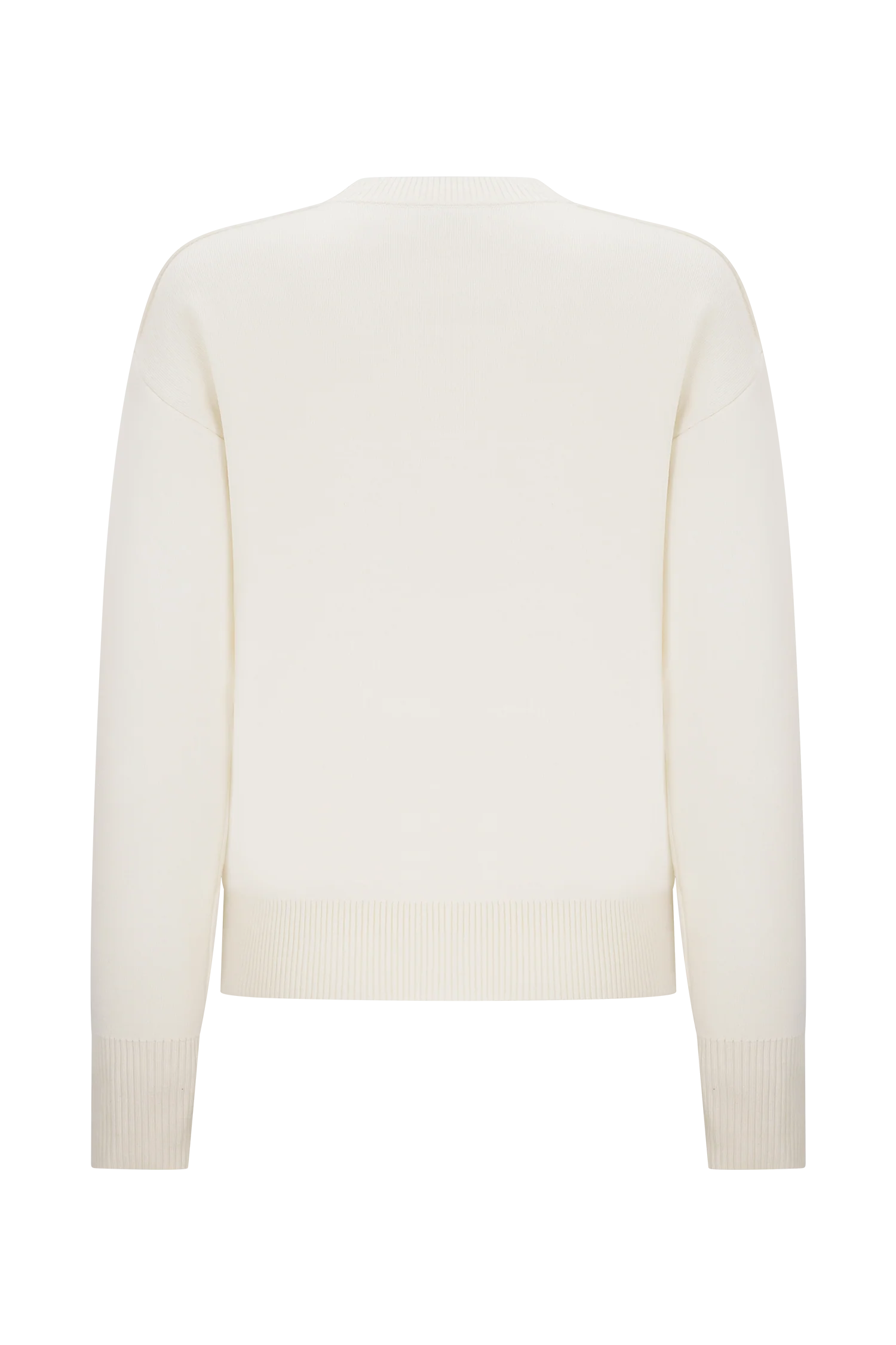 Braxton Cozy Knit Jumper - Ivory - Image 8