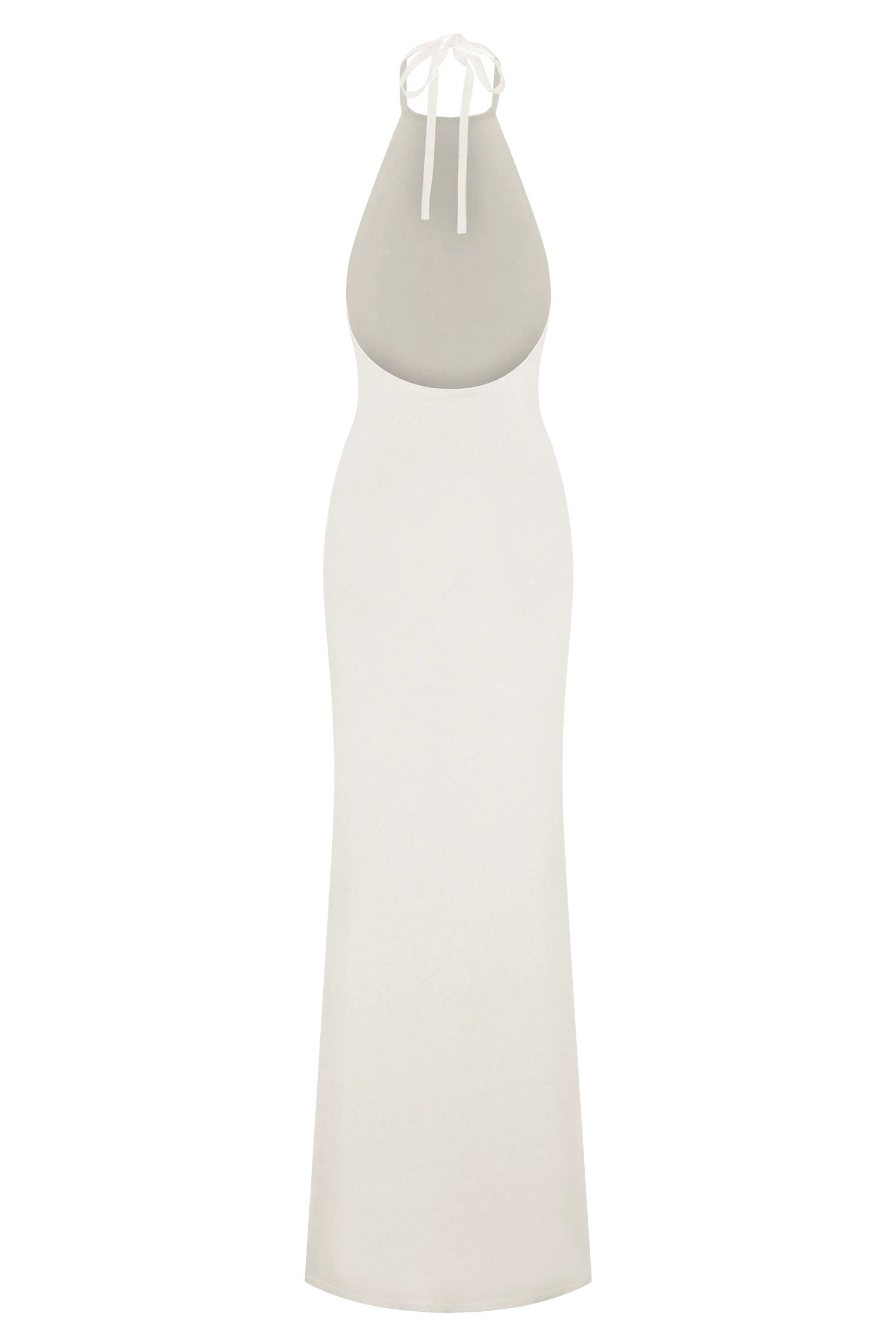Brock Knit Halter Maxi Dress - White - Image 10