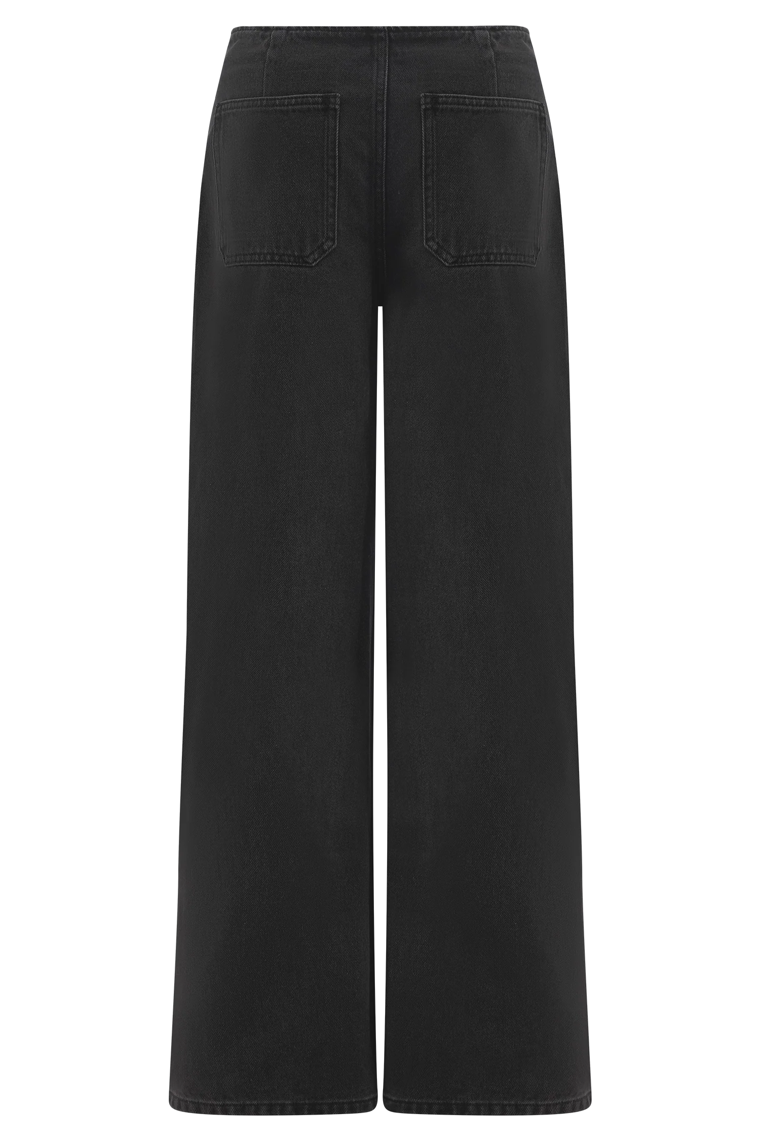 Caitlin Mid Rise Denim Jeans - Washed Black - Image 8