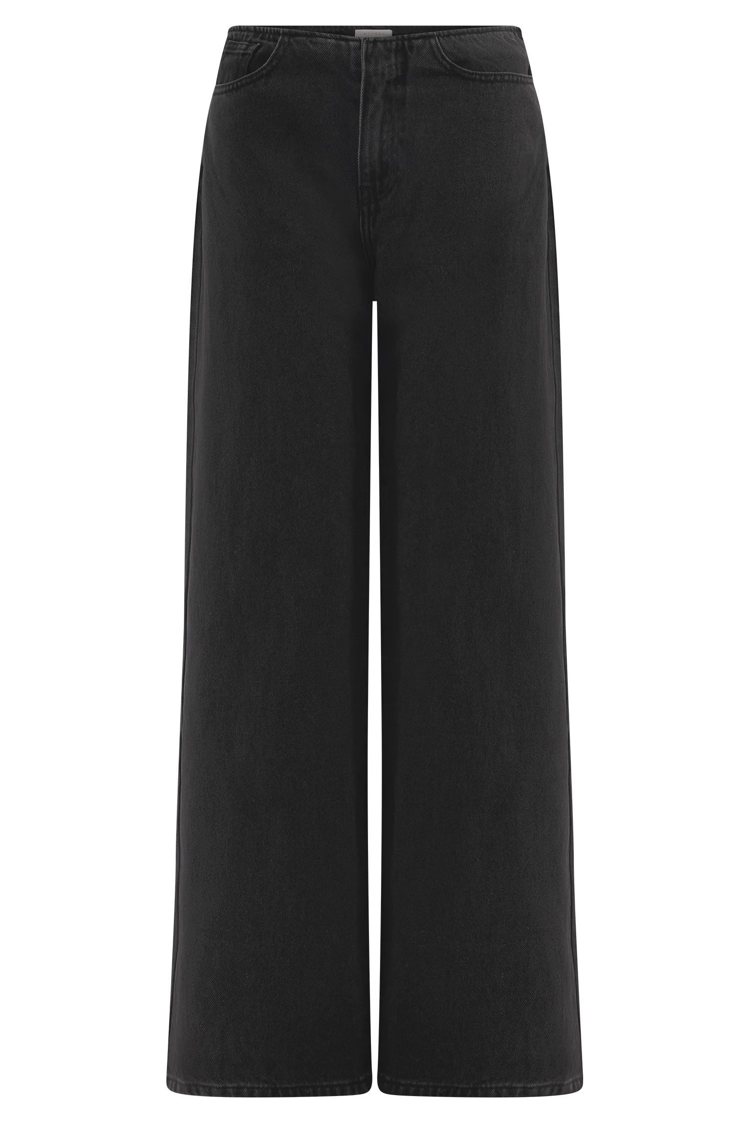 Caitlin Mid Rise Denim Jeans - Washed Black - Image 9