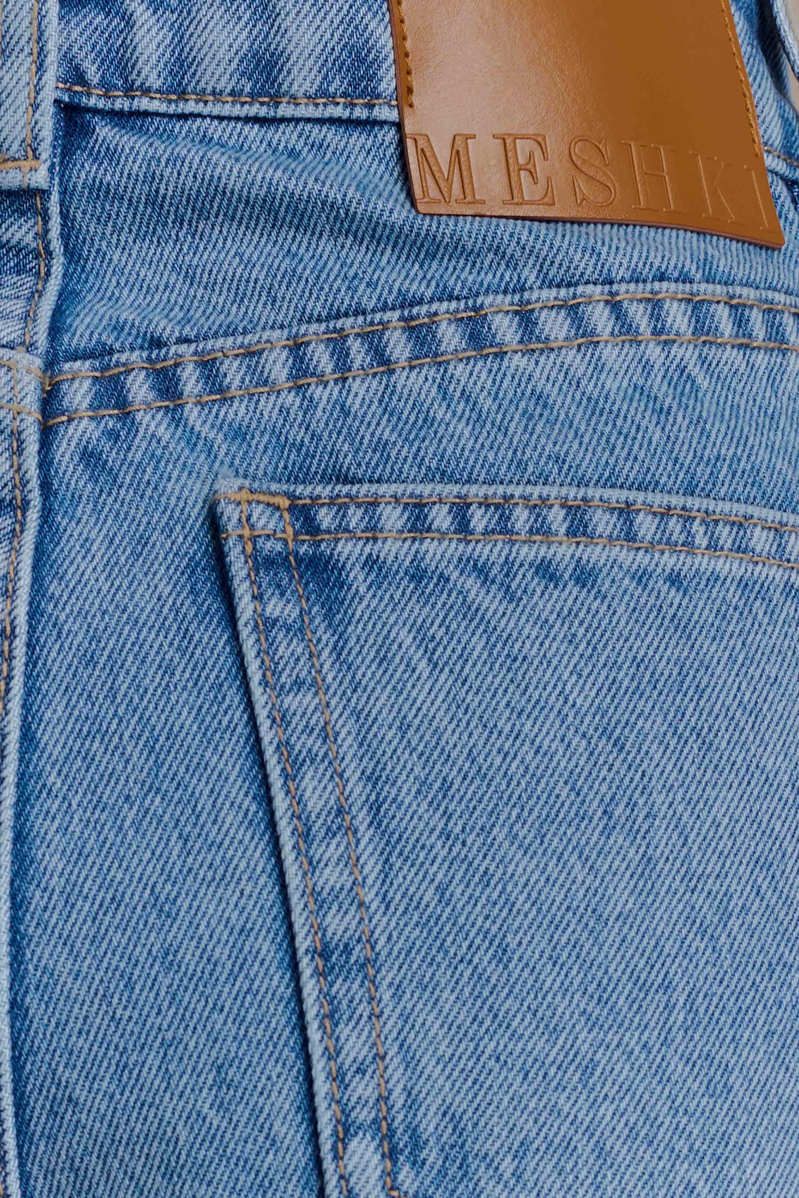Carlene Cuffed Denim Shorts - Classic Blue - Image 8