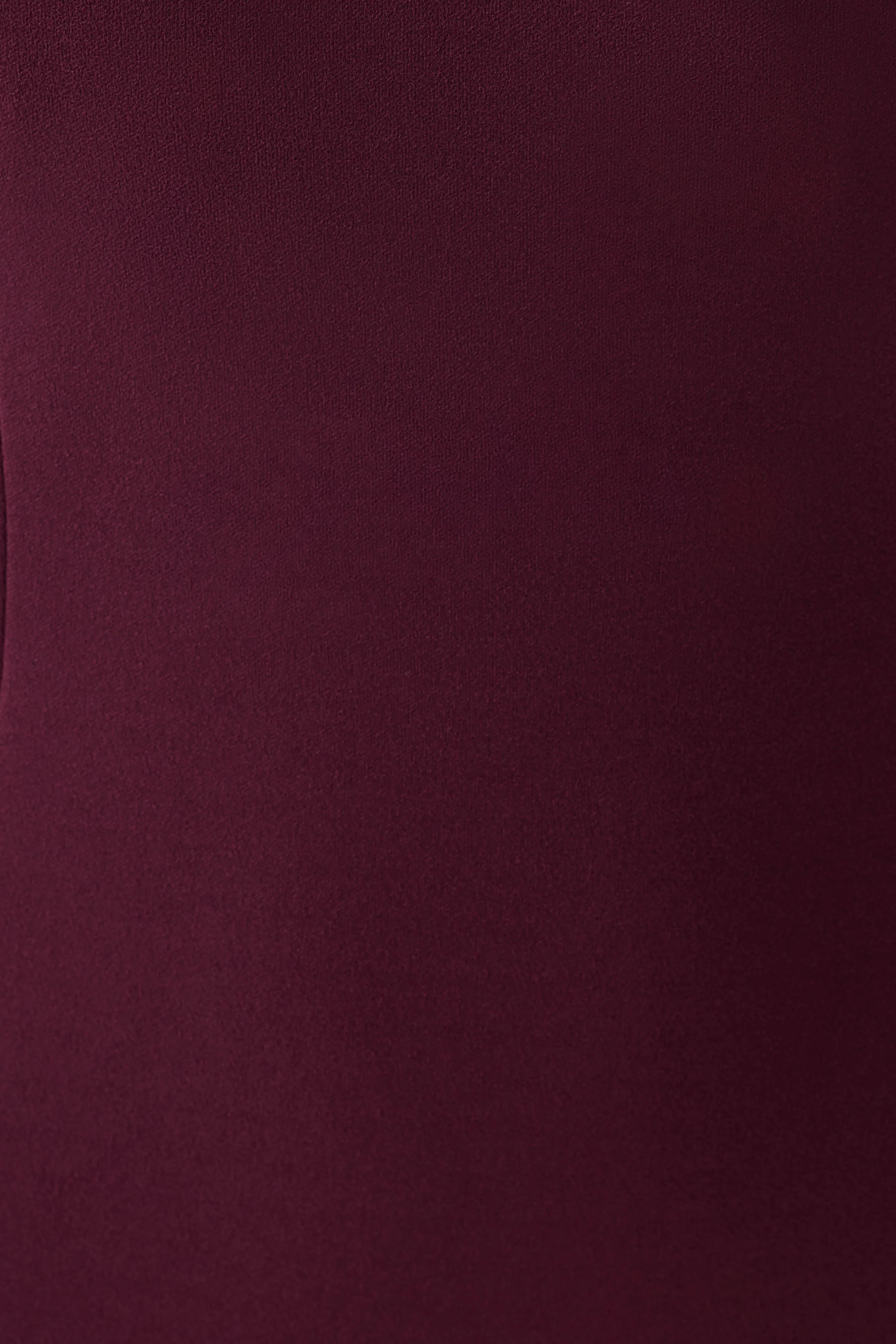 Cary Folded Strapless Crepe Midi Dress - Wine - Image 5