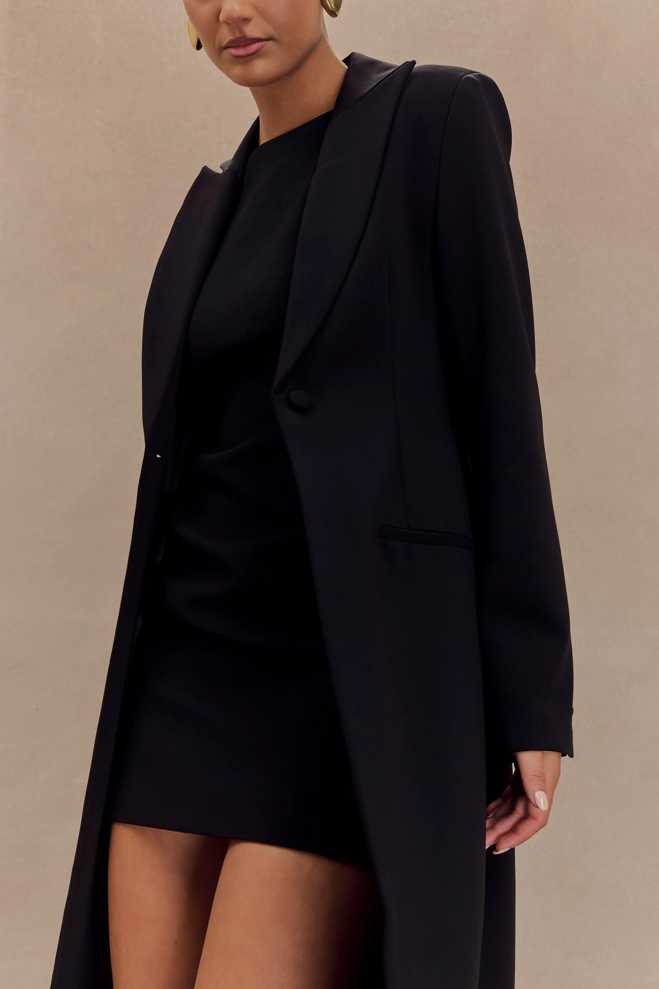 Caviar Suiting Coat - Black - Image 3