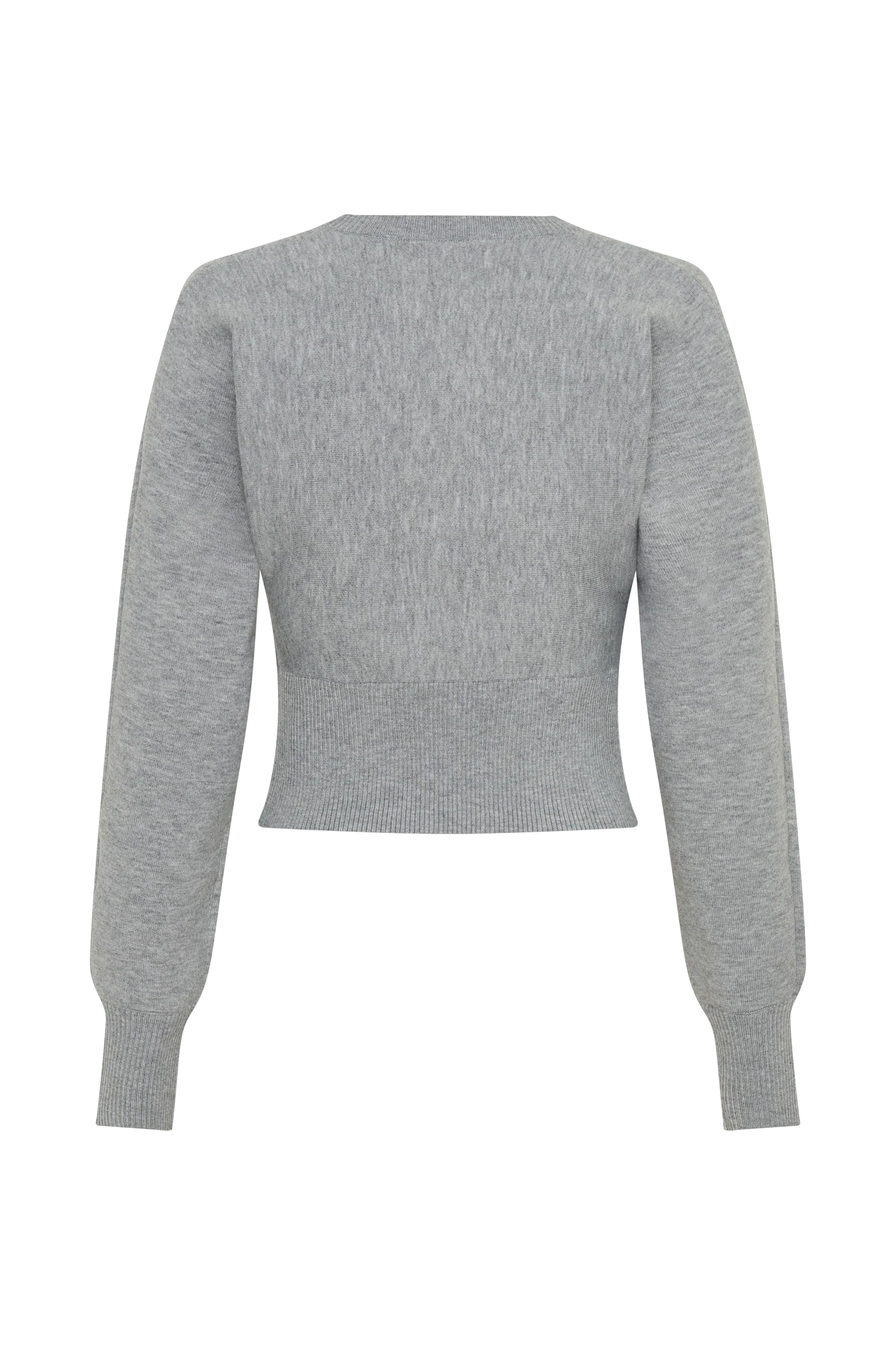 Ciaralee Cinched Waist Jumper - Grey Marle - Image 8