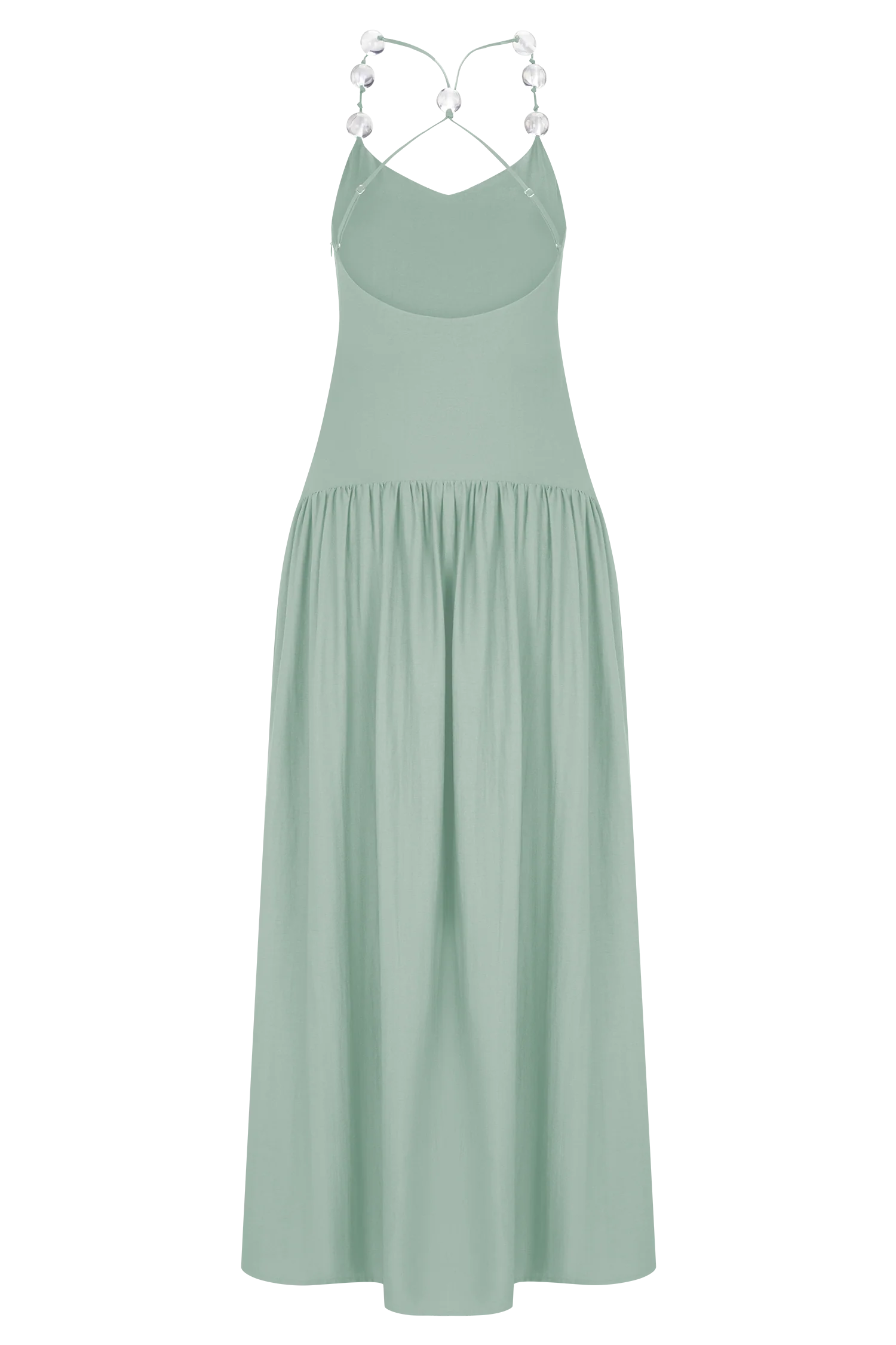 Darling Linen Maxi Dress - Sage - Image 6