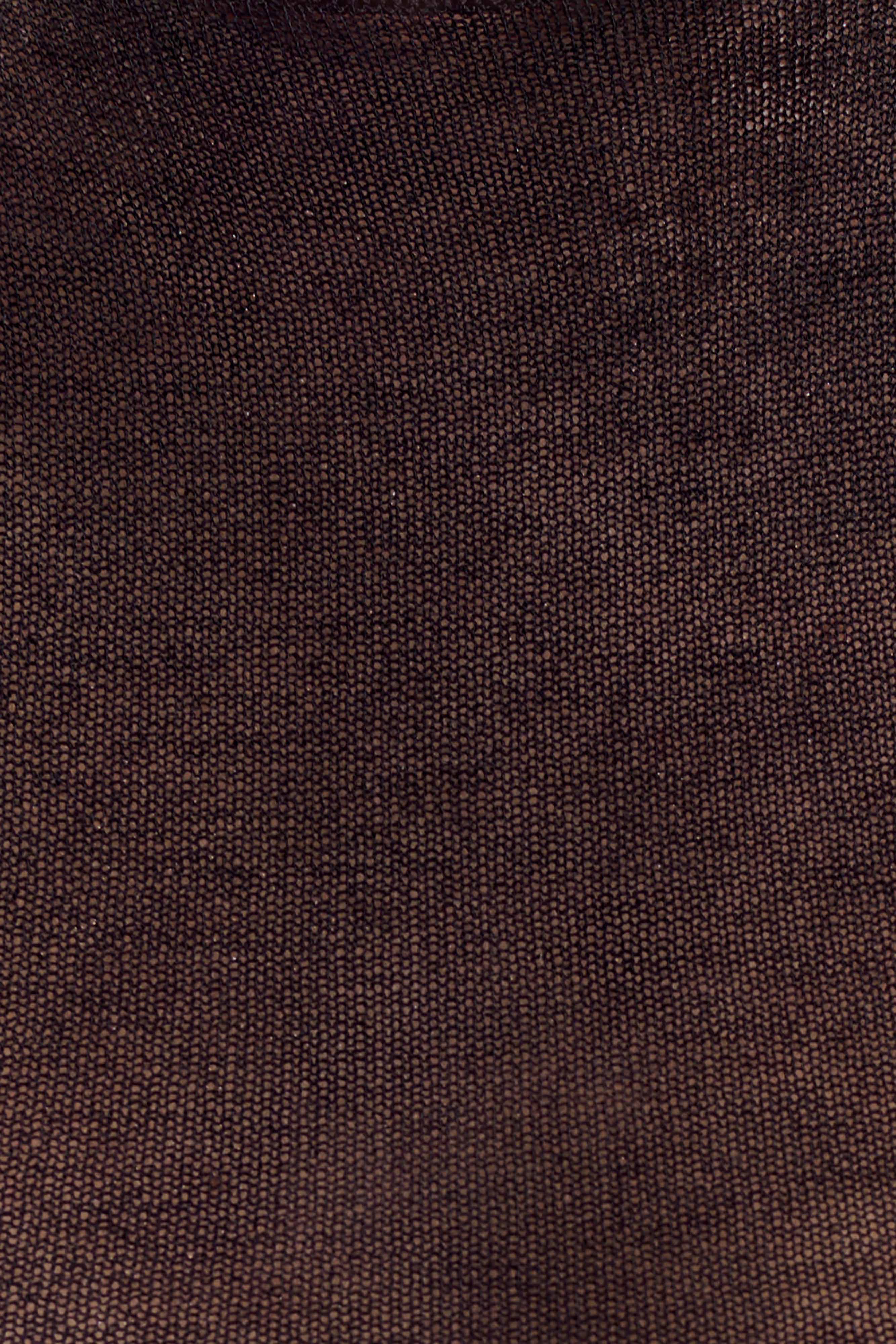 Dollie Sheer Knit Tank Top - Black - Image 7