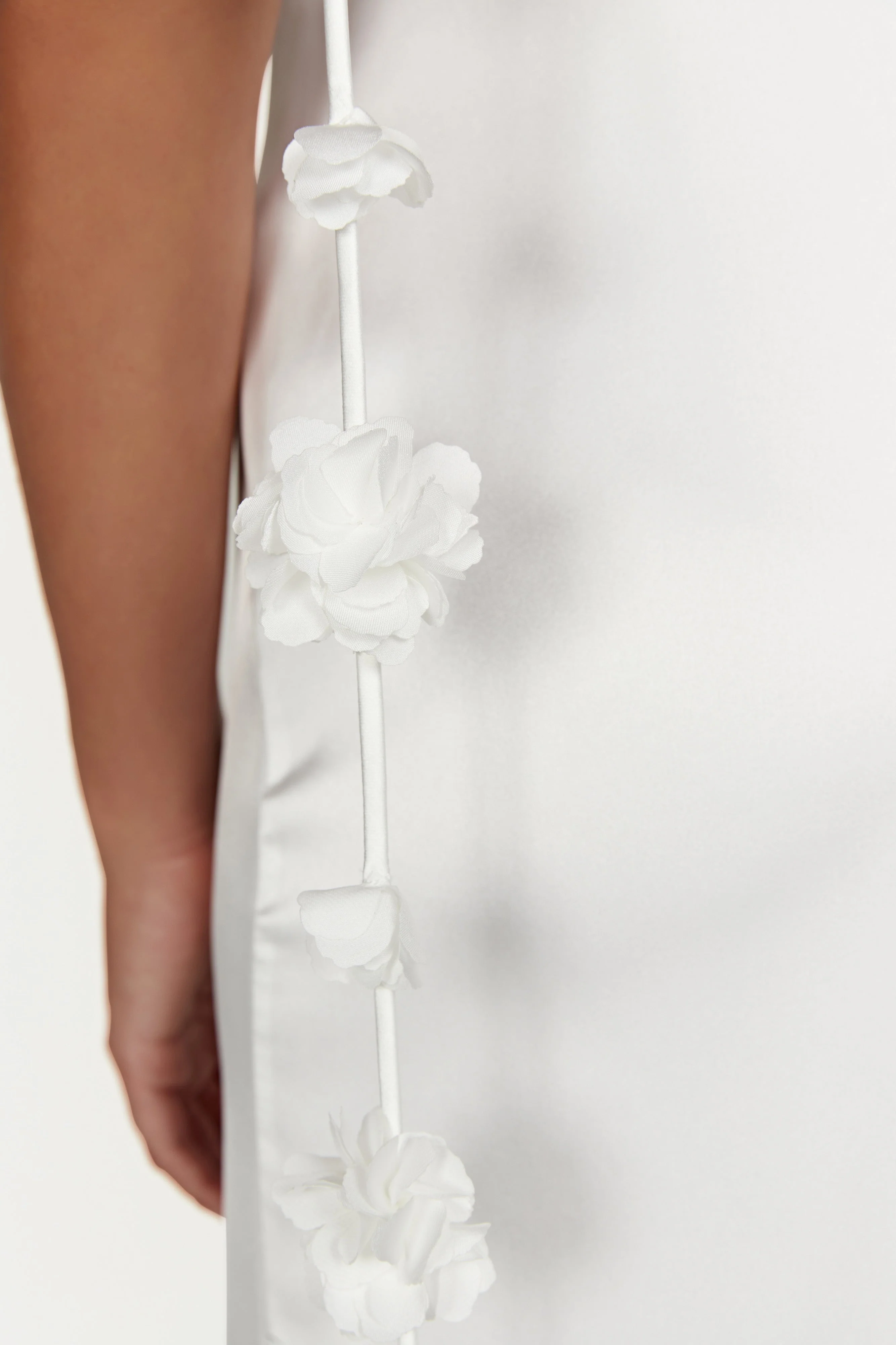 Elenora Rose Gown - White - Image 8