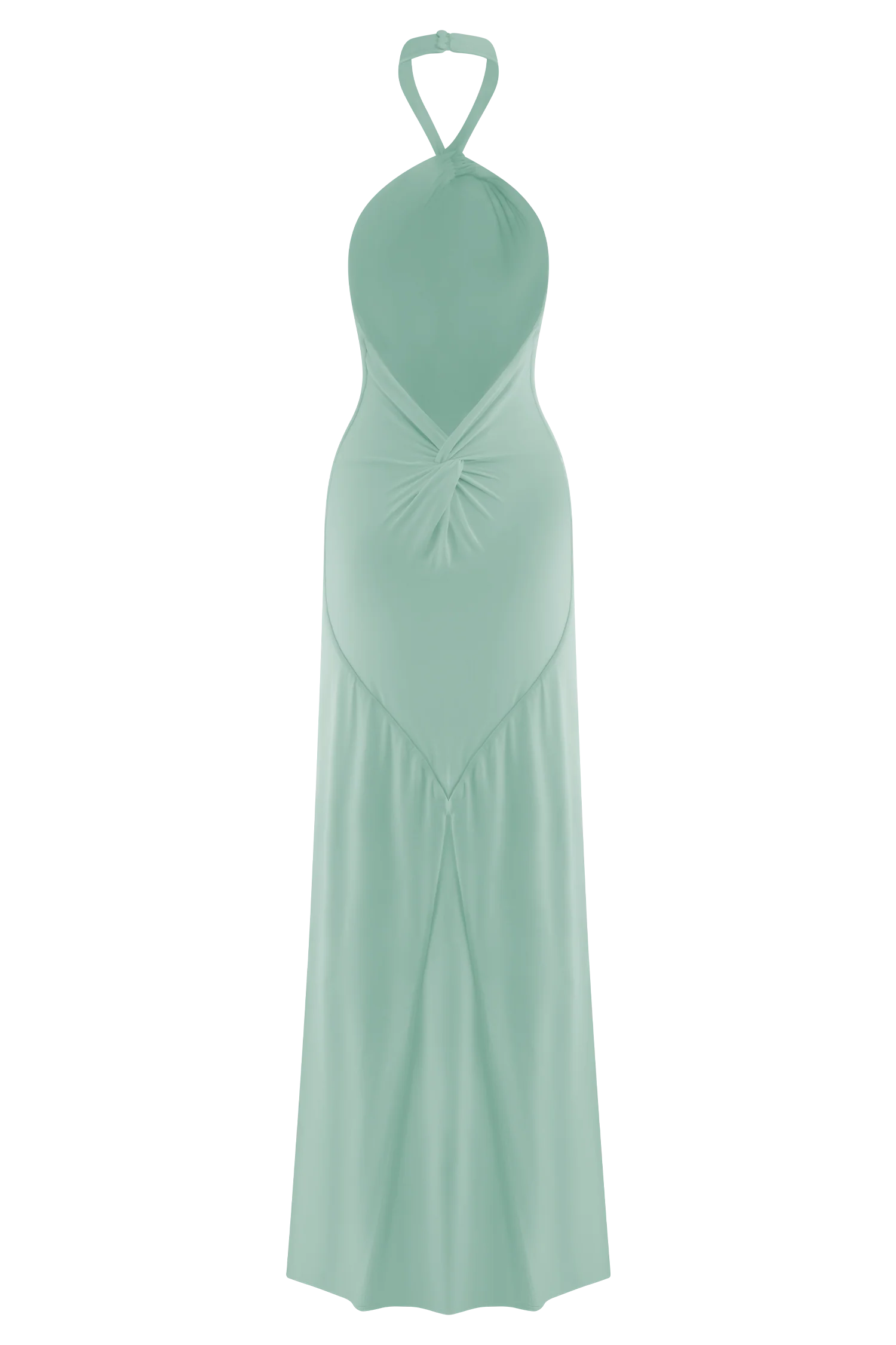 Elyna Slinky Halter Maxi Dress - Lagoon - Image 8
