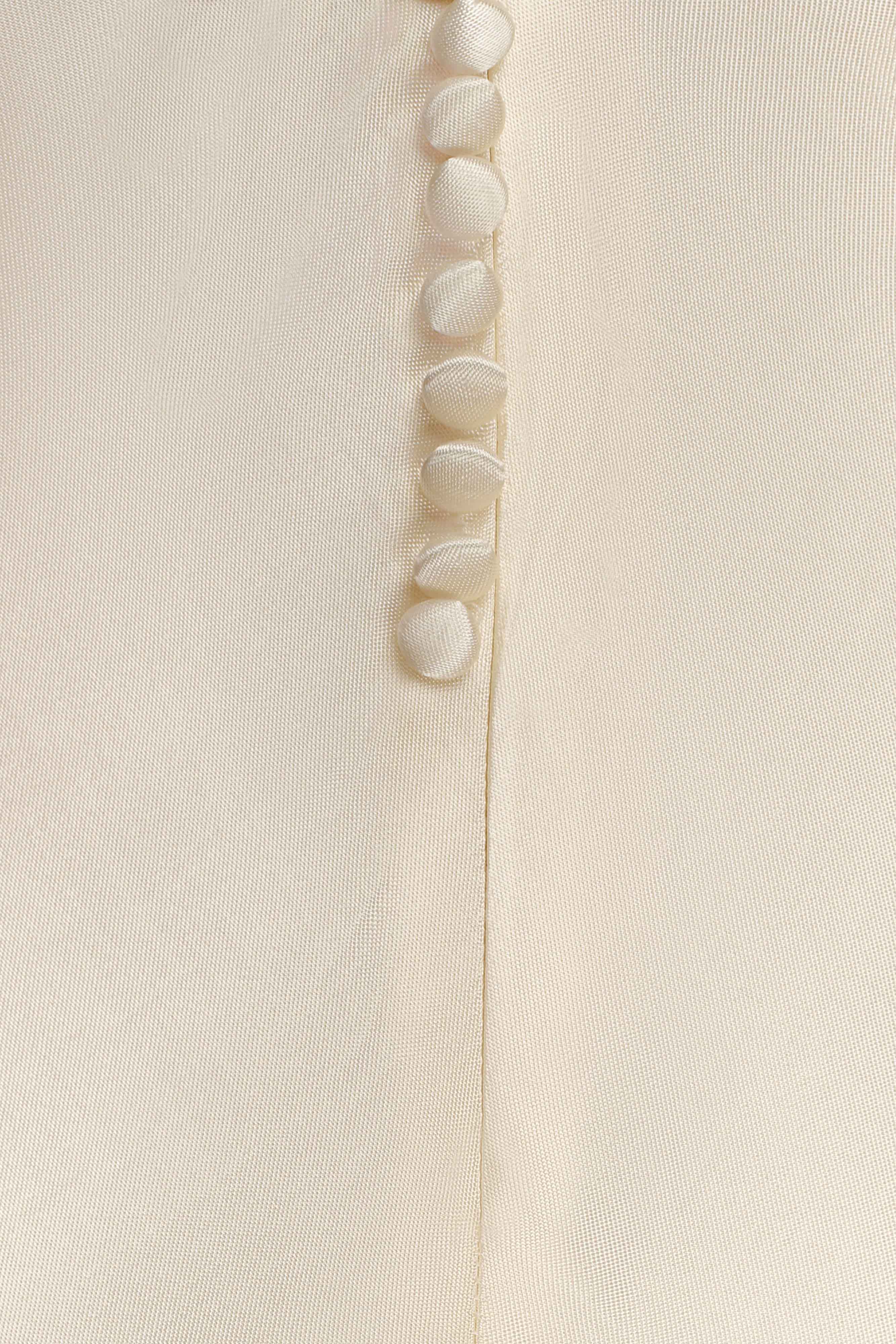 Esther Iridescent Satin Cowl Maxi Dress - Lemon Sorbet - Image 10
