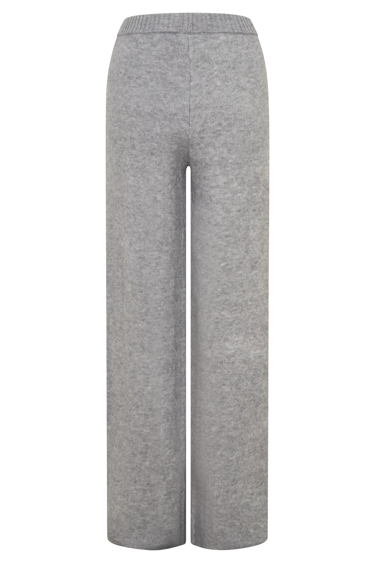 Evan Knit Wide Leg Pants - Grey Marle - Image 10