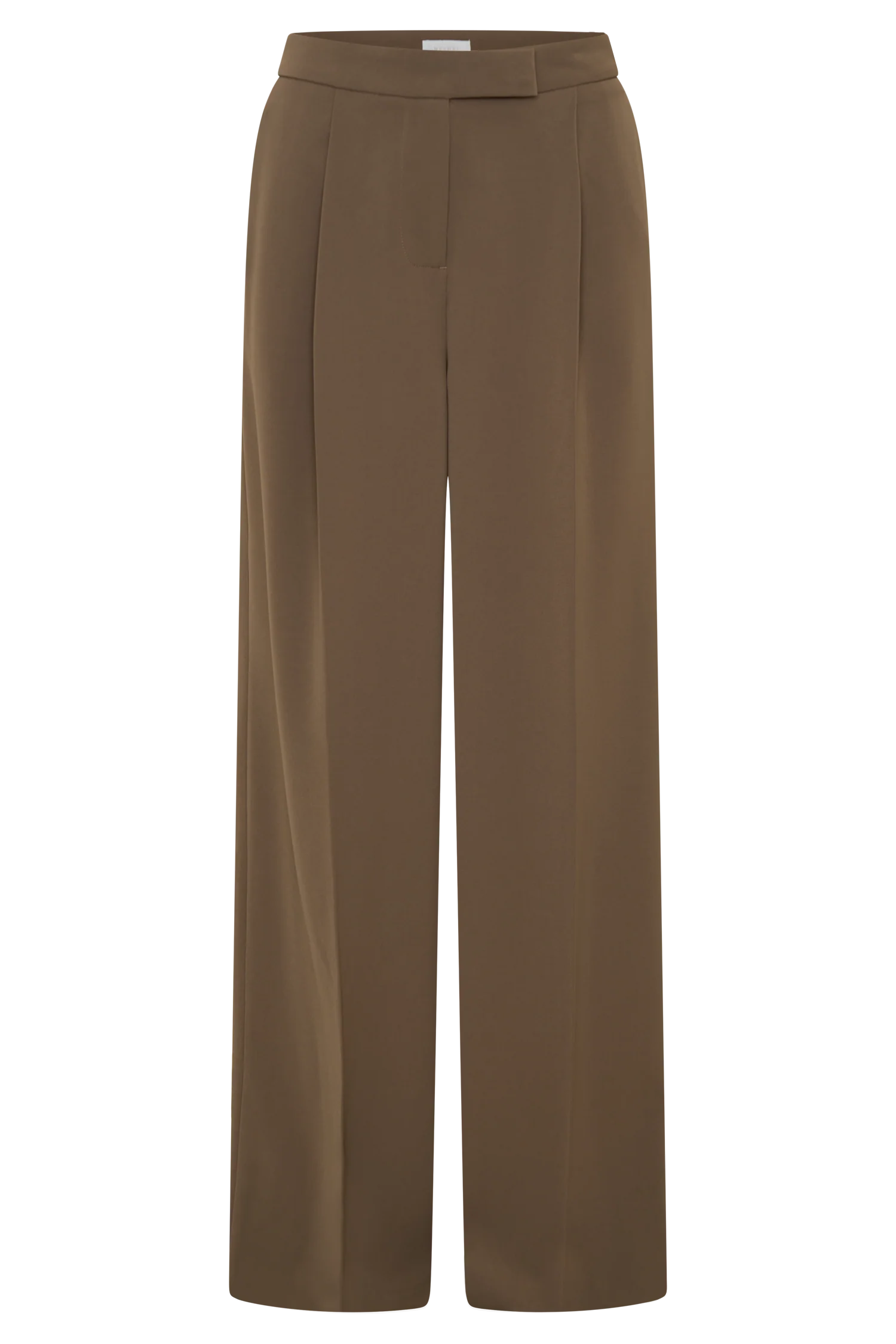 Faith Suiting Wide Leg Pant - Cacao Brown - Image 9