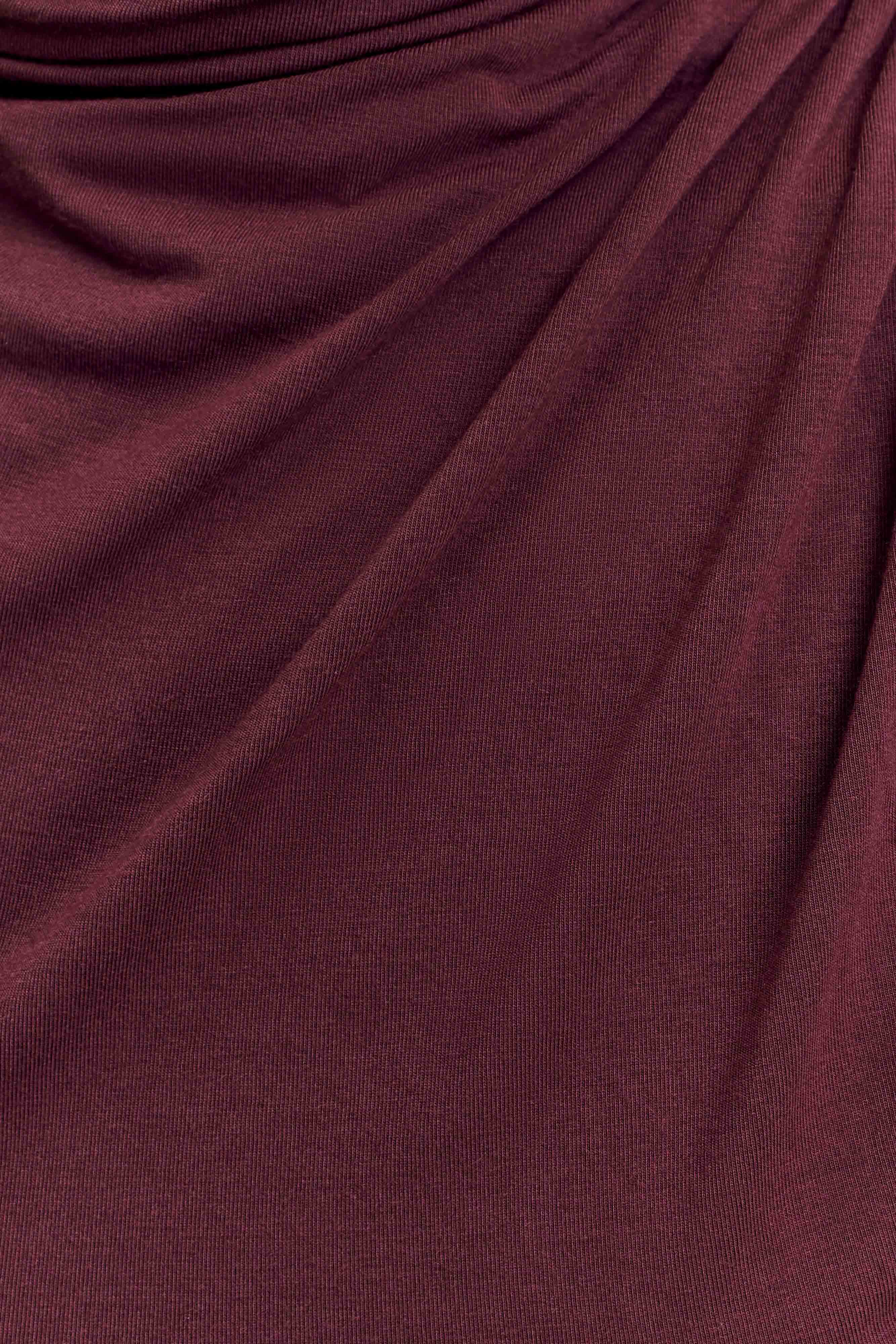 Freesia High Neck Sleeveless Top - Mahogany - Image 6