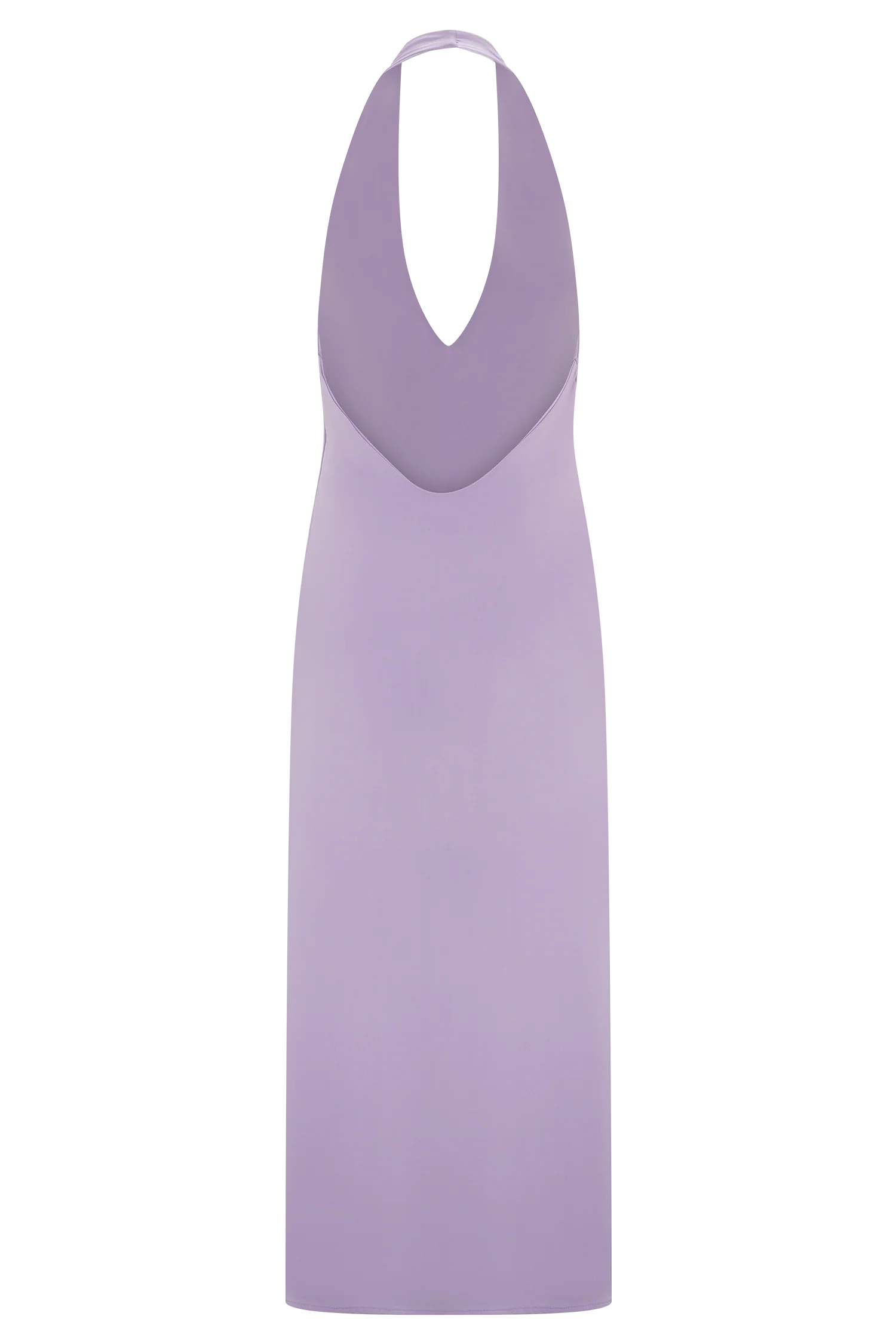 Genie Slinky Halter Midi Dress - Lilac - Image 7