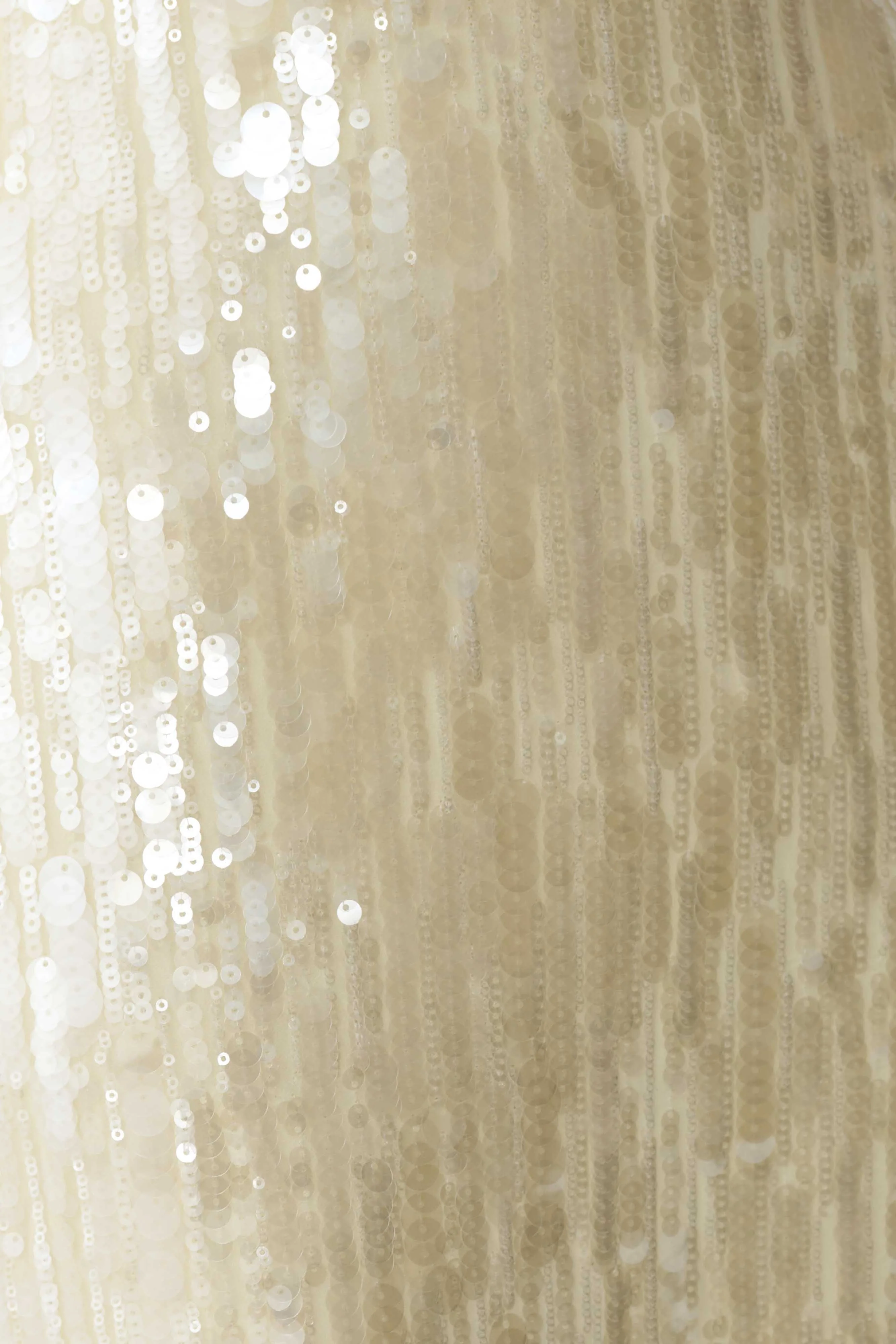Gertrud Sequin Halter Maxi Dress - Lemon - Image 8