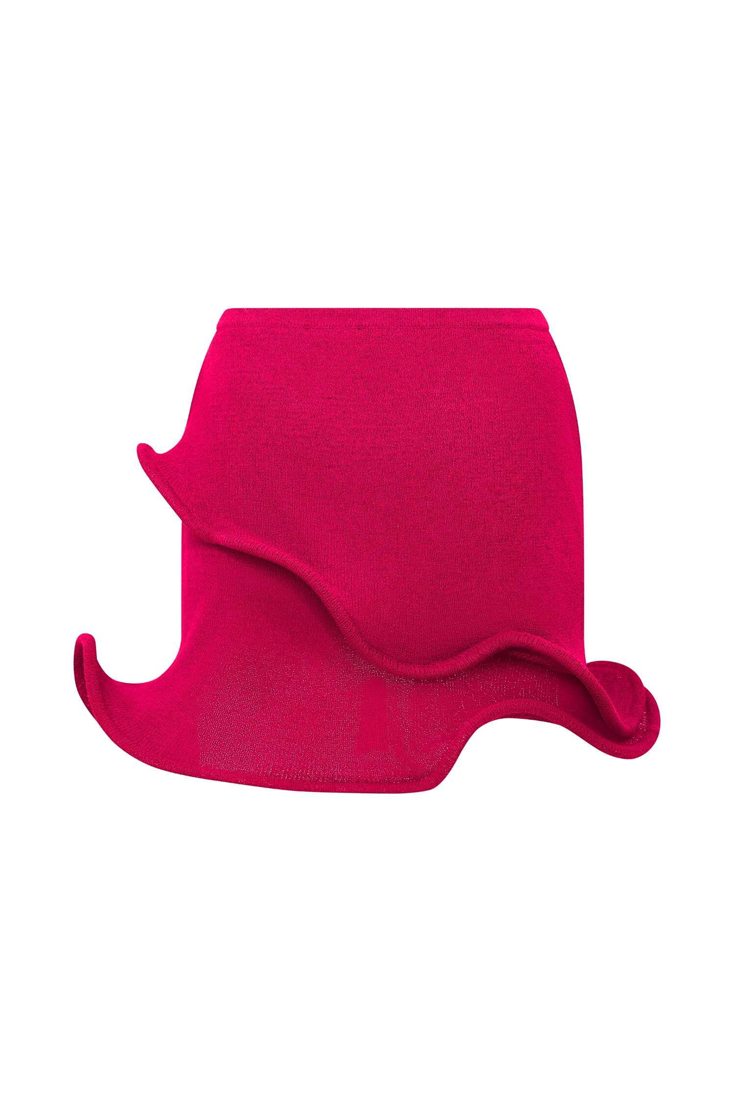 Haisley Knit Mini Skirt - Raspberry - Image 8