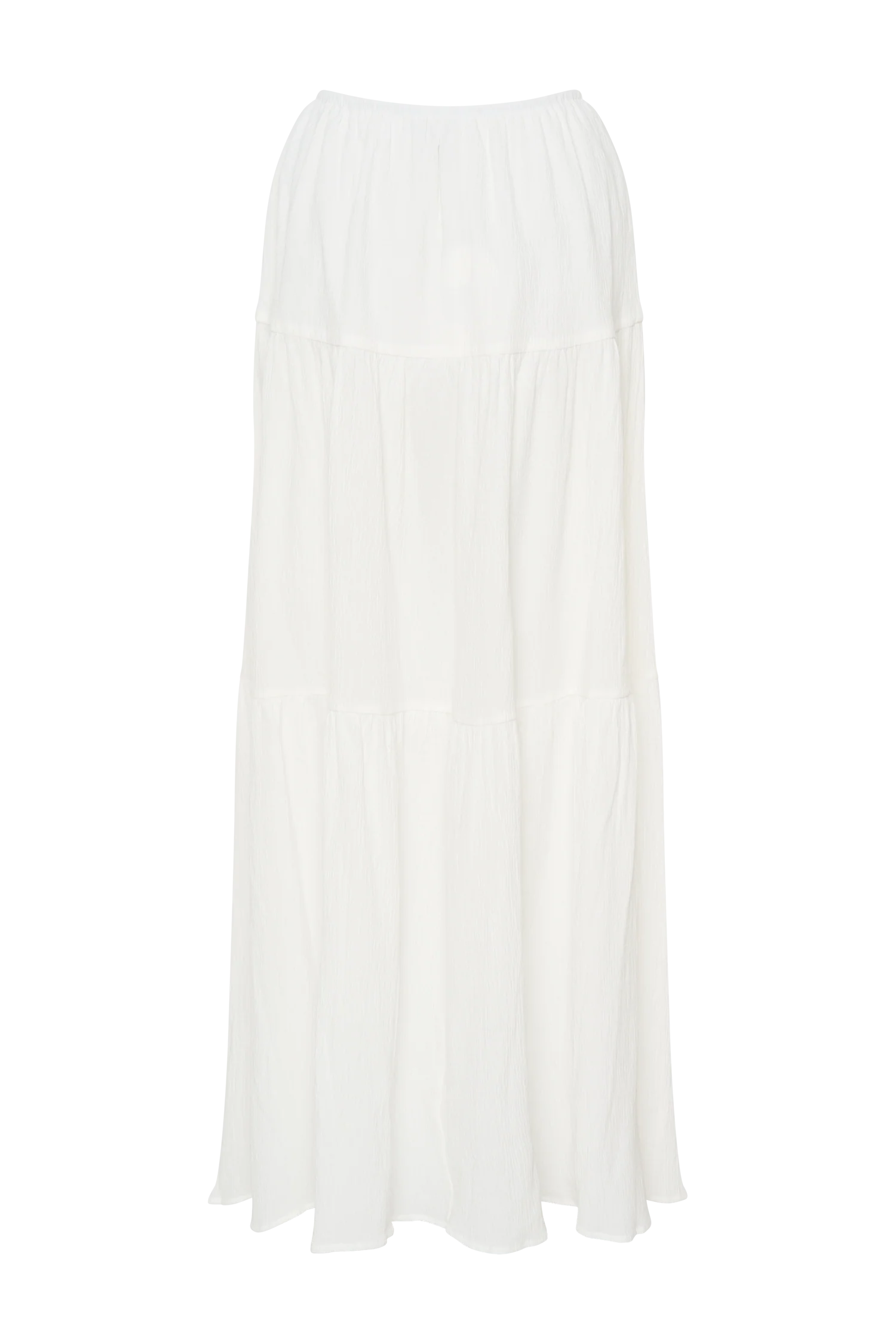 Jacinda Cotton Maxi Skirt - White - Image 6
