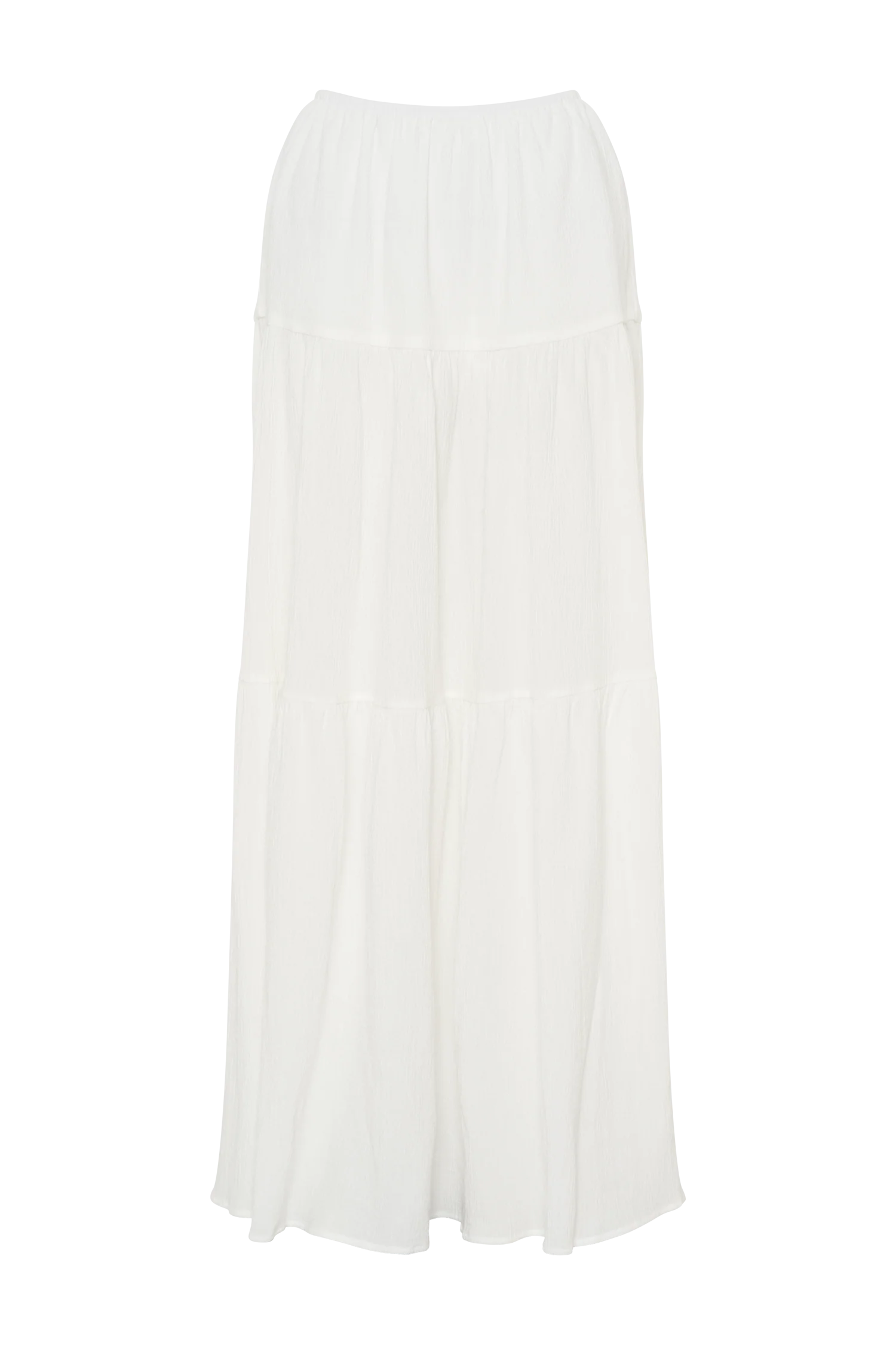Jacinda Cotton Maxi Skirt - White - Image 7