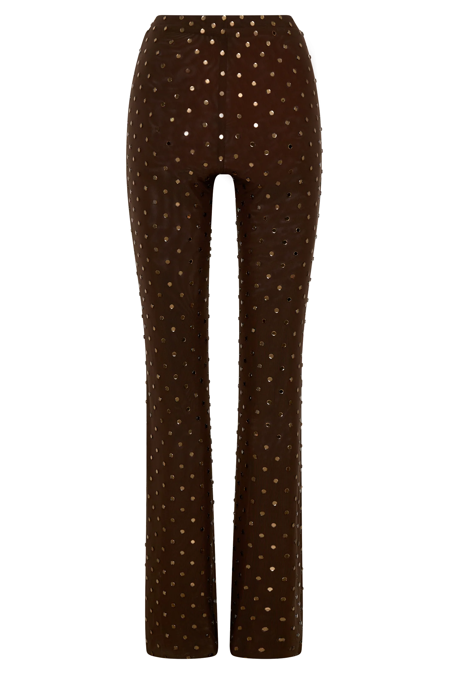 Jackie Diamante Straight Leg Pants - Chocolate - Image 6