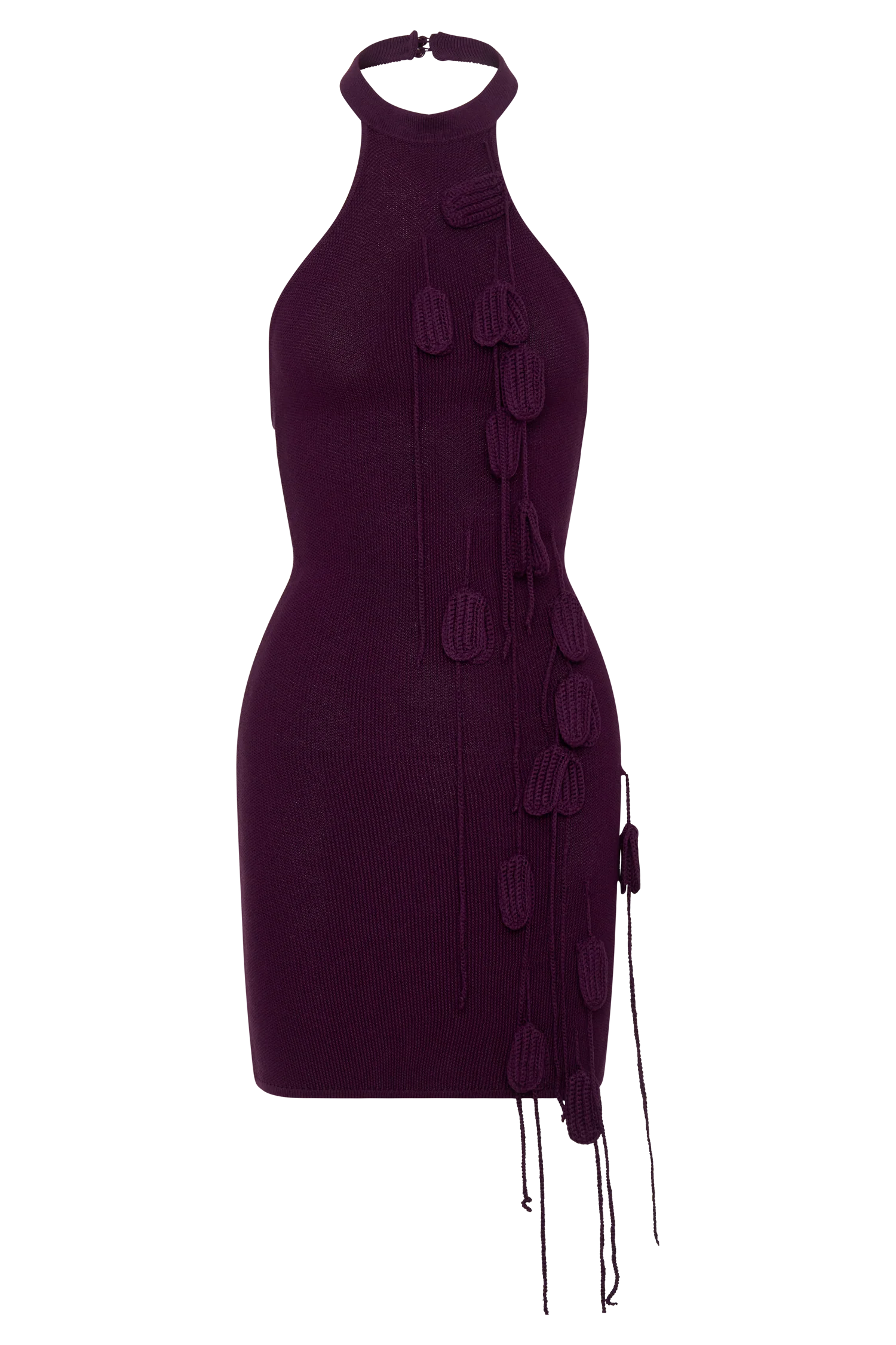 Jacky Tulip Mini Dress - Plum - Image 9