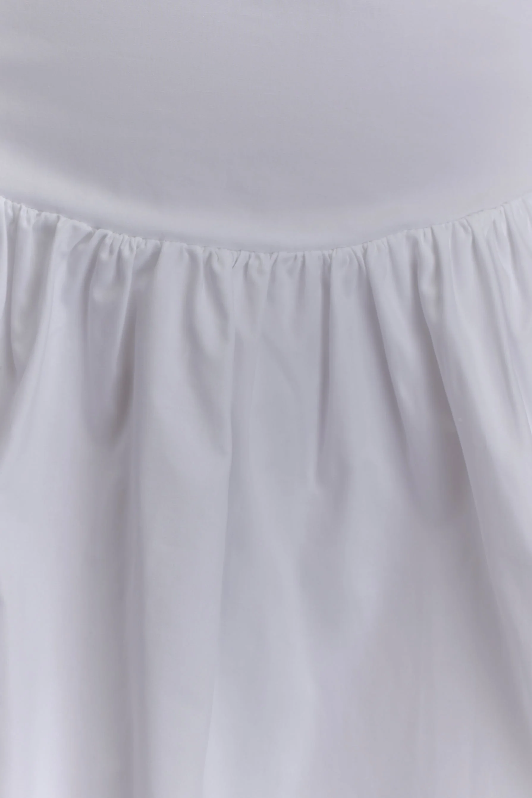 Janis Cotton Frill Mini Dress - White - Image 5