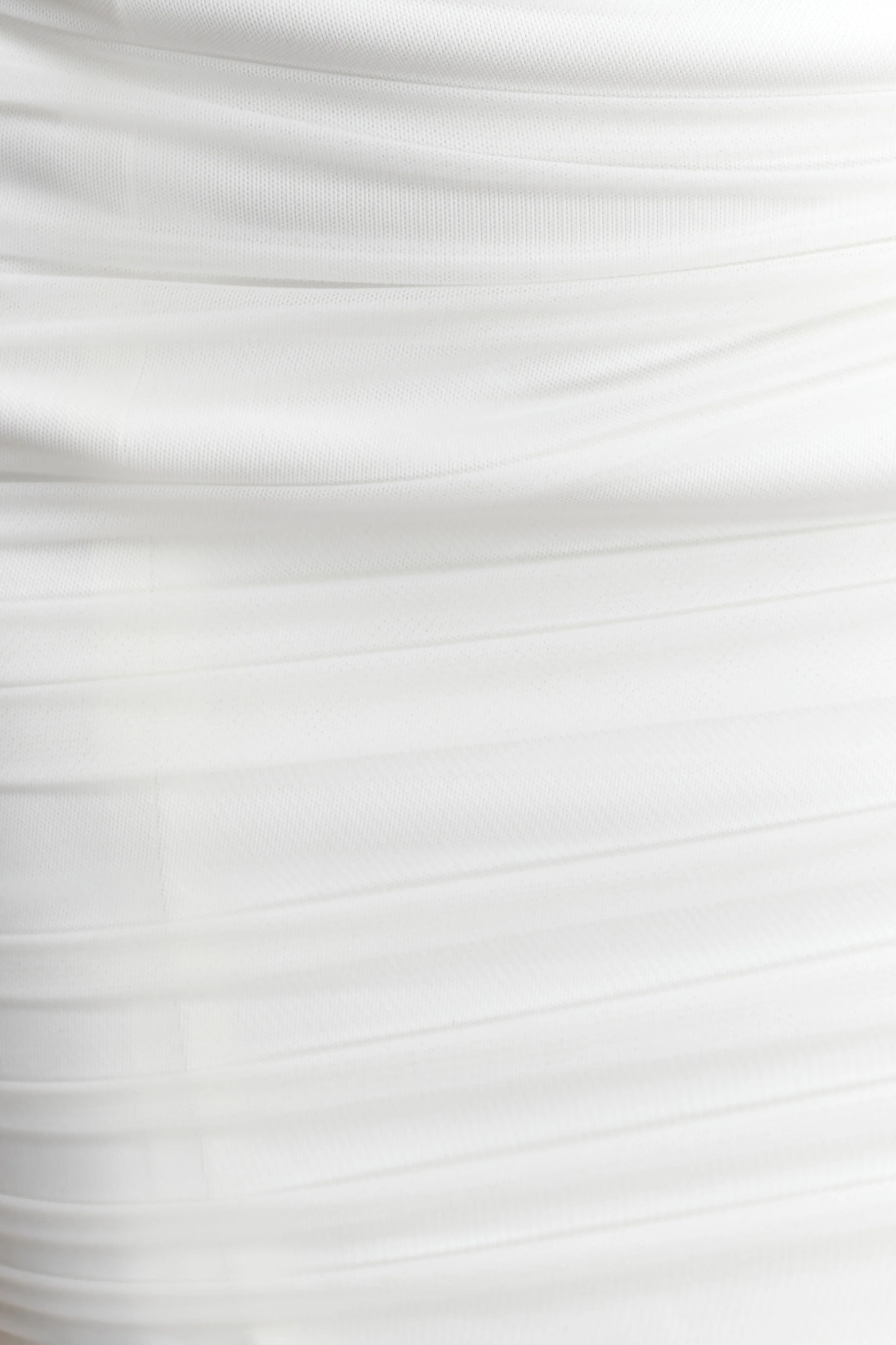 Jianna Strapless Mesh Maxi Dress - Ivory - Image 6