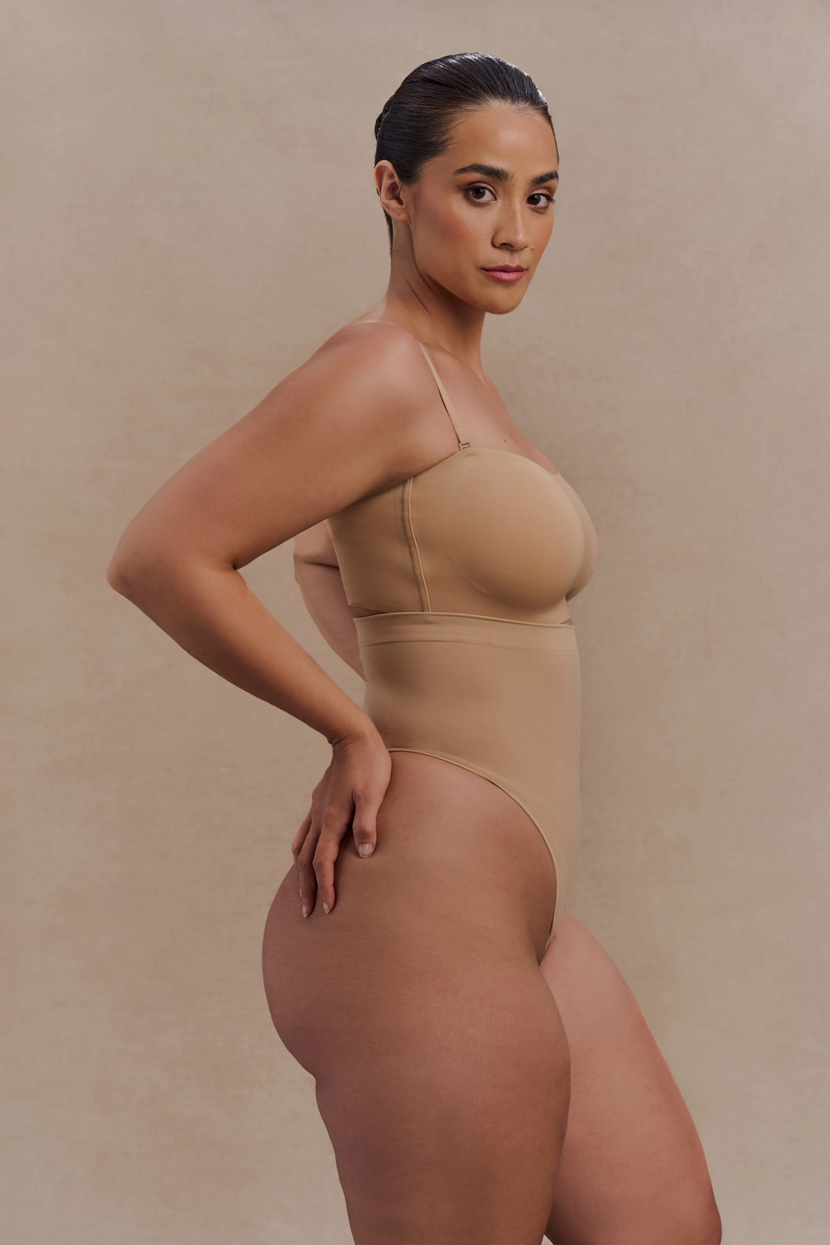Joanna Strapless Shapewear Bra - Beige - Image 4
