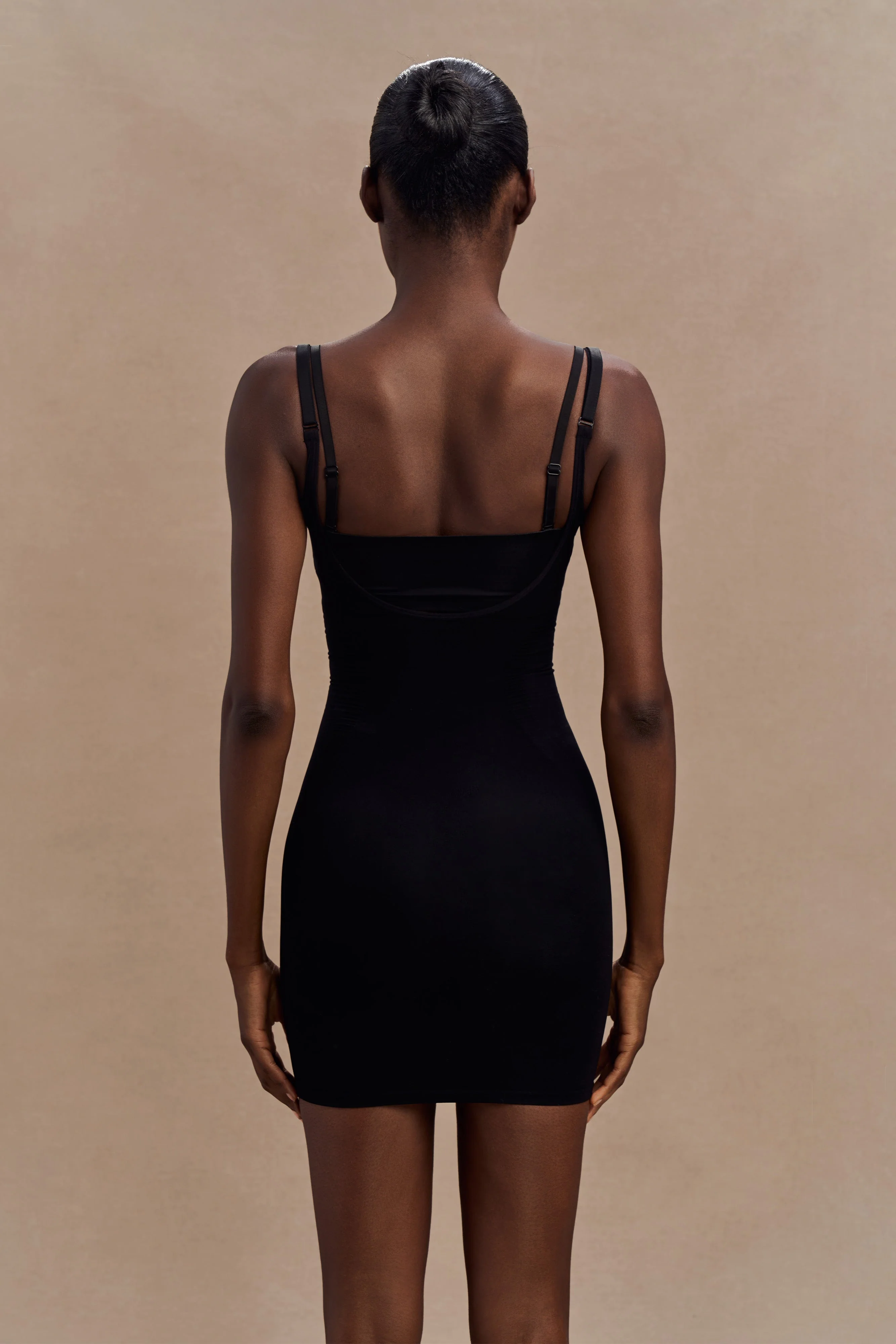 Jocelyn Backless Shapewear Mini Dress - Black - Image 2