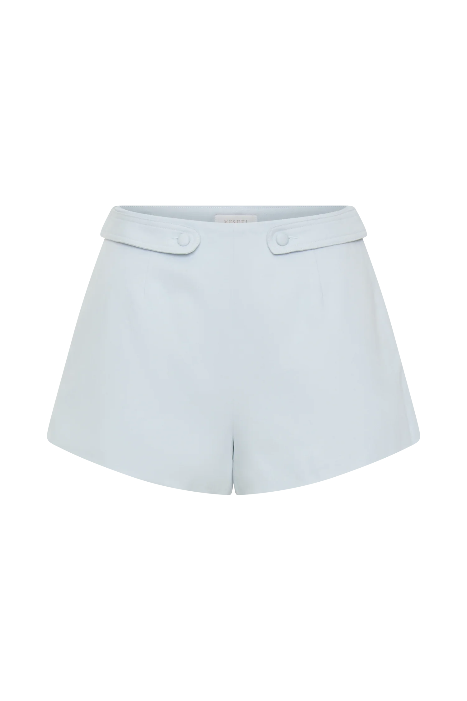 Josephine Cotton Shorts With Waistbands - Ice Blue - Image 9