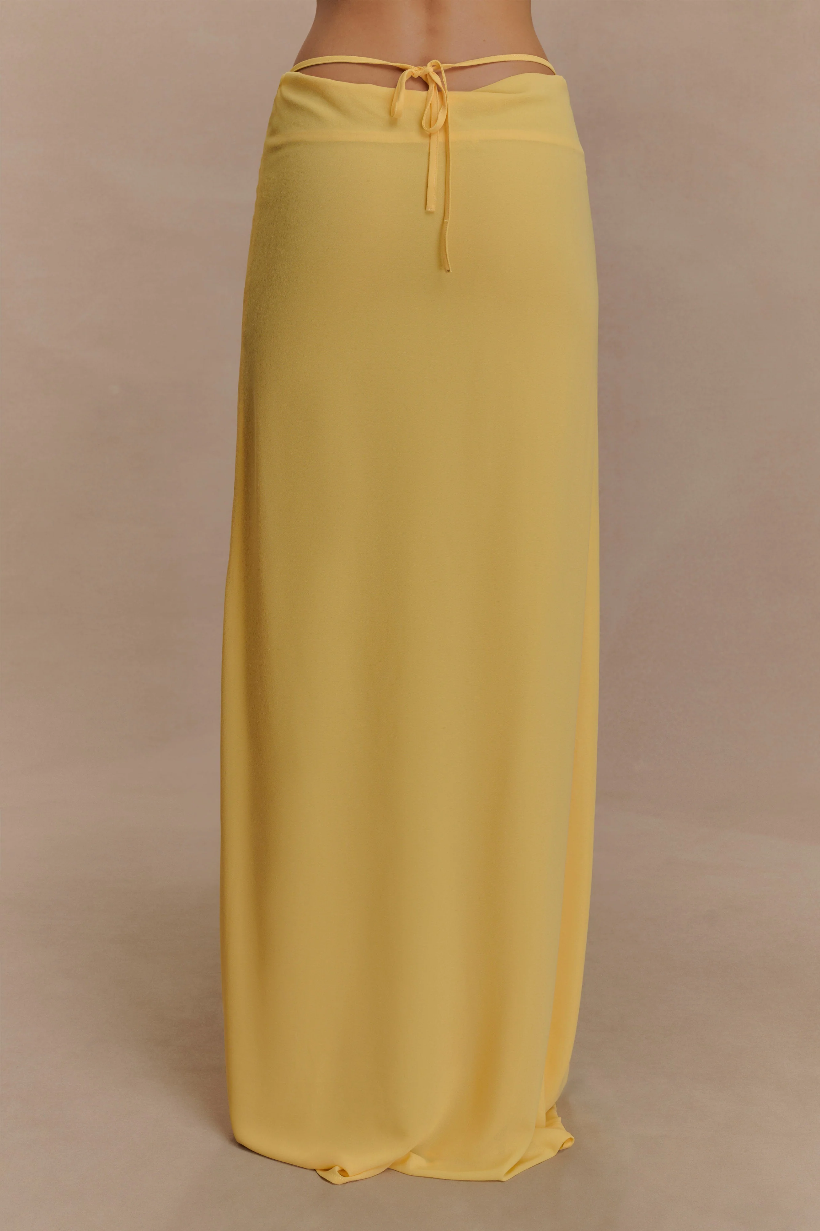 Katalina Chiffon Maxi Skirt - Butterscotch - Image 3