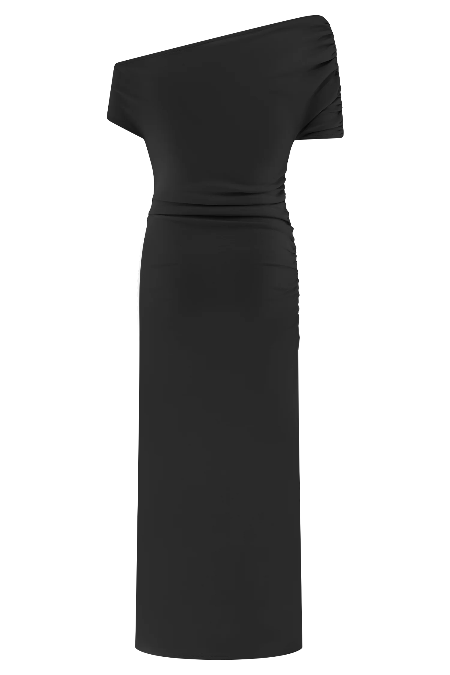 Kendra Scuba Jersey Midi Dress With Hardware - Black - Image 6