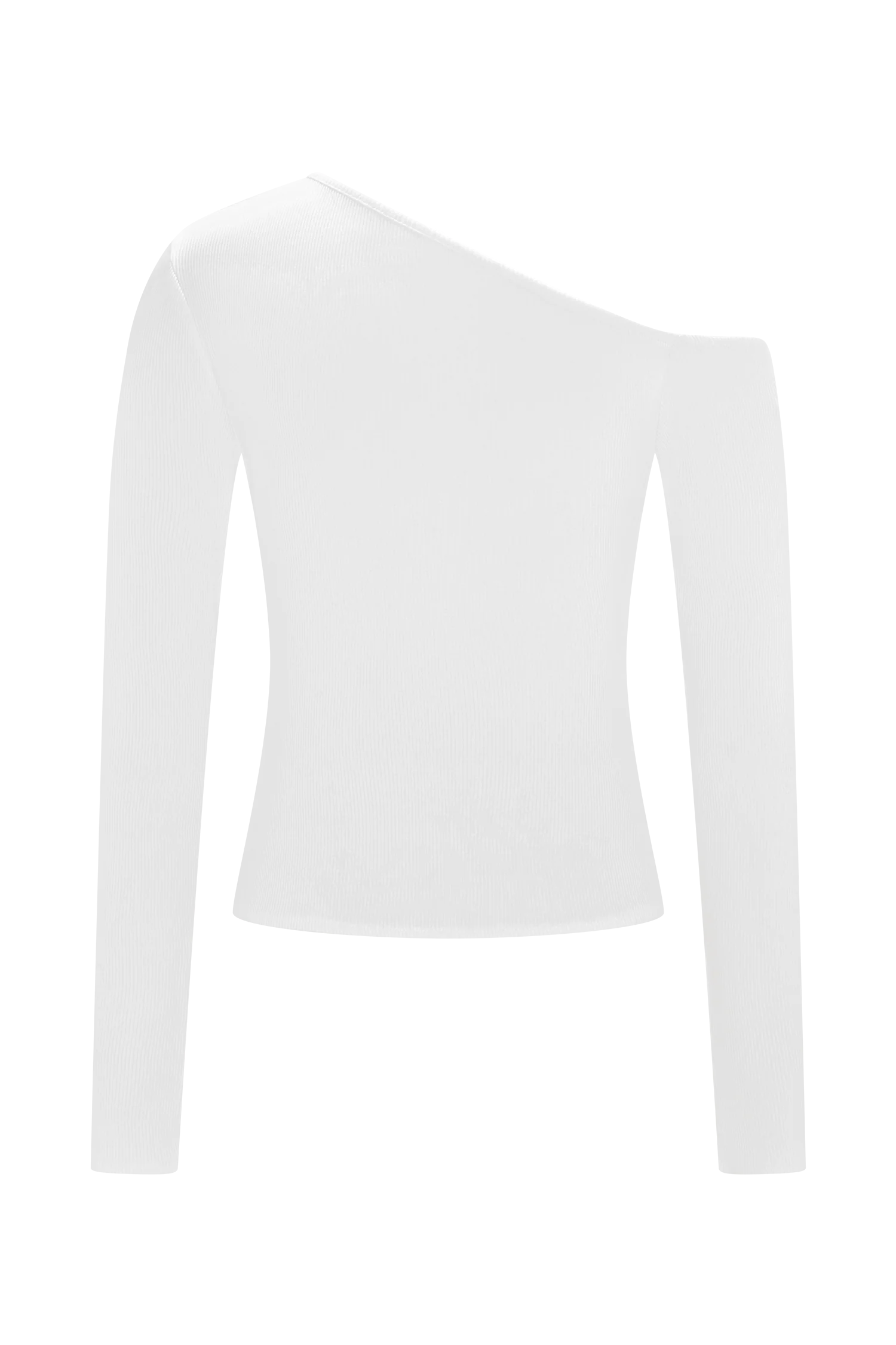 Maelle Off Shoulder Long Sleeve Top - Ivory - Image 9