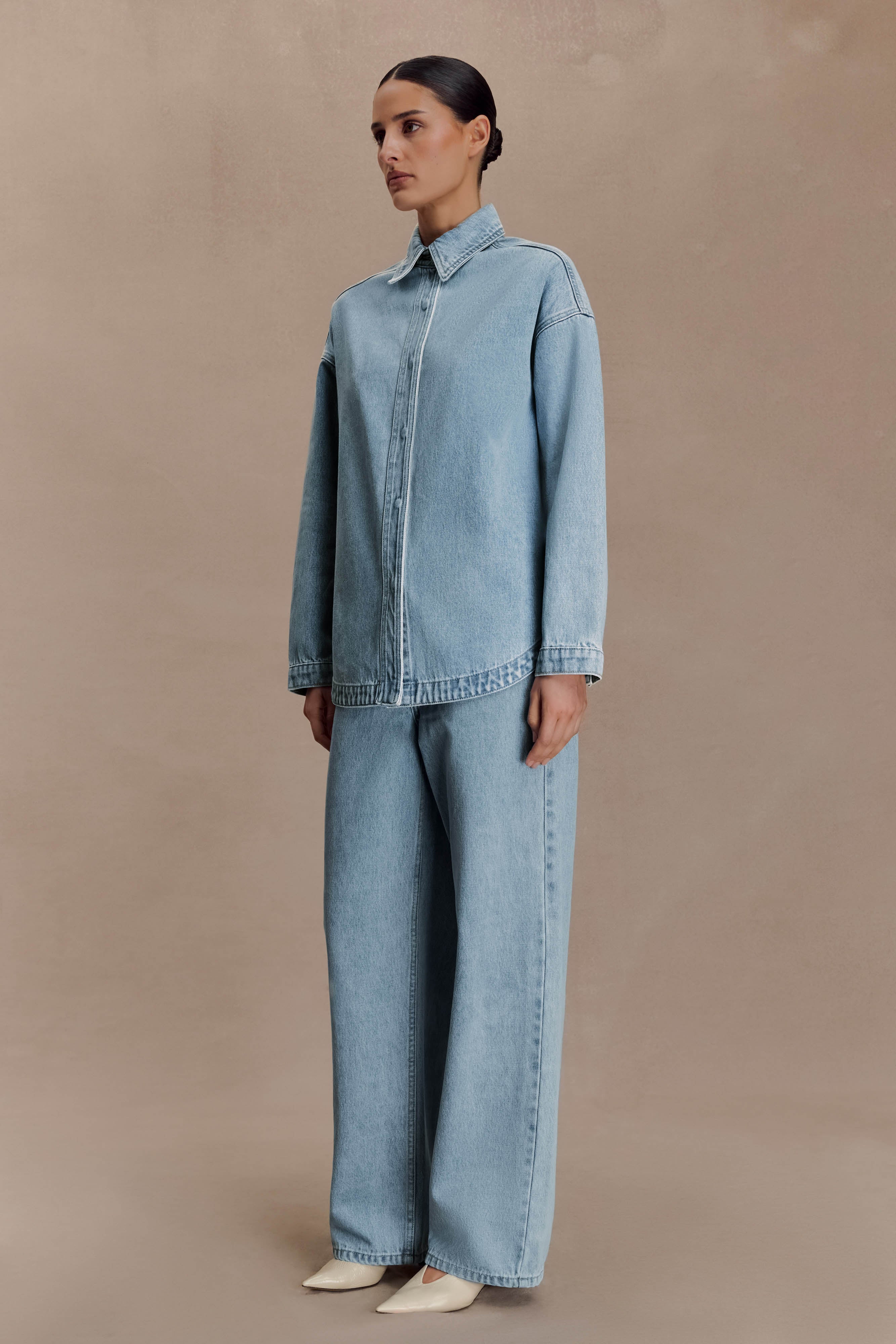 Mannon Mid Rise Denim Jeans - 80'S Blue - Image 3
