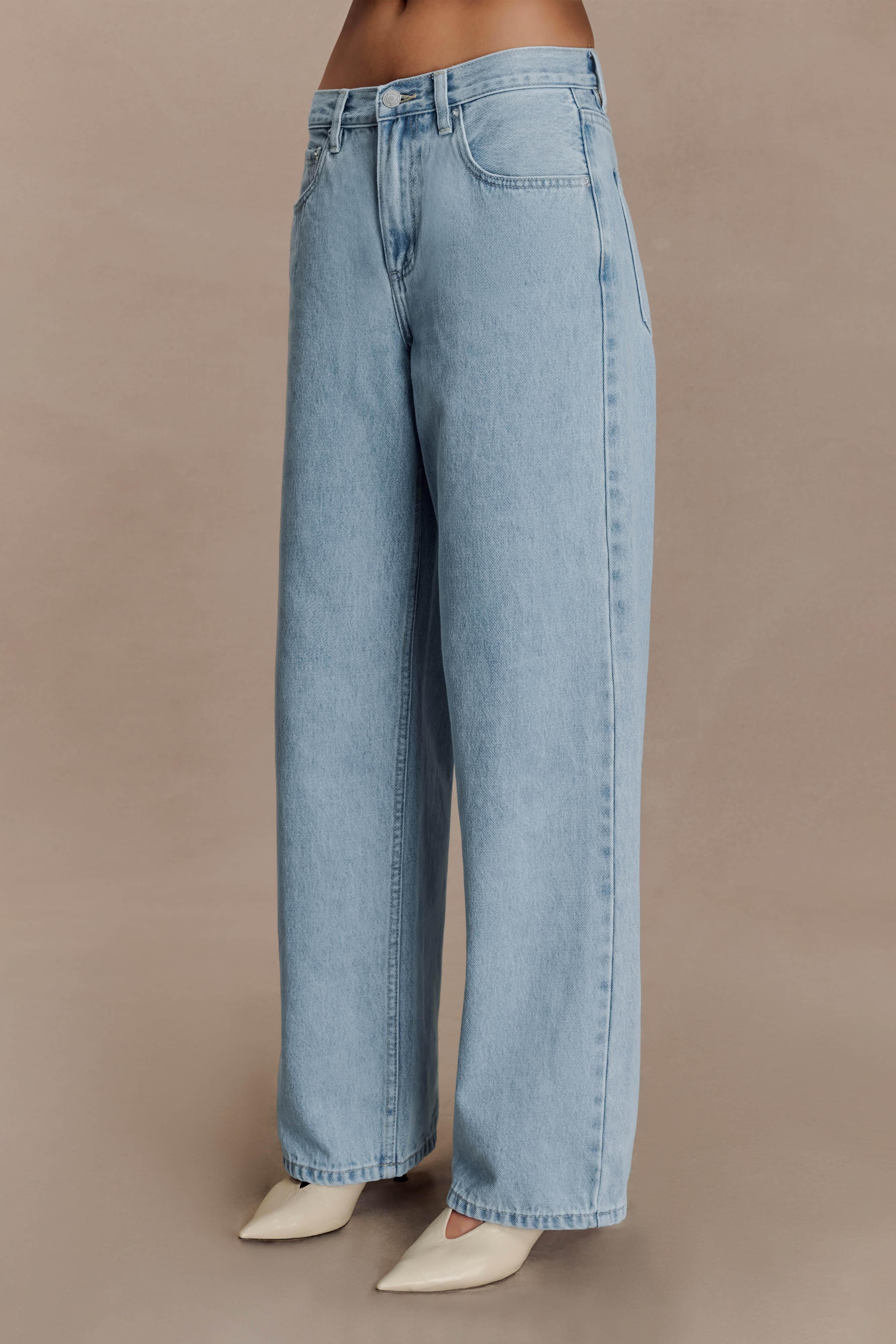 Mannon Mid Rise Denim Jeans - 80'S Blue - Image 4