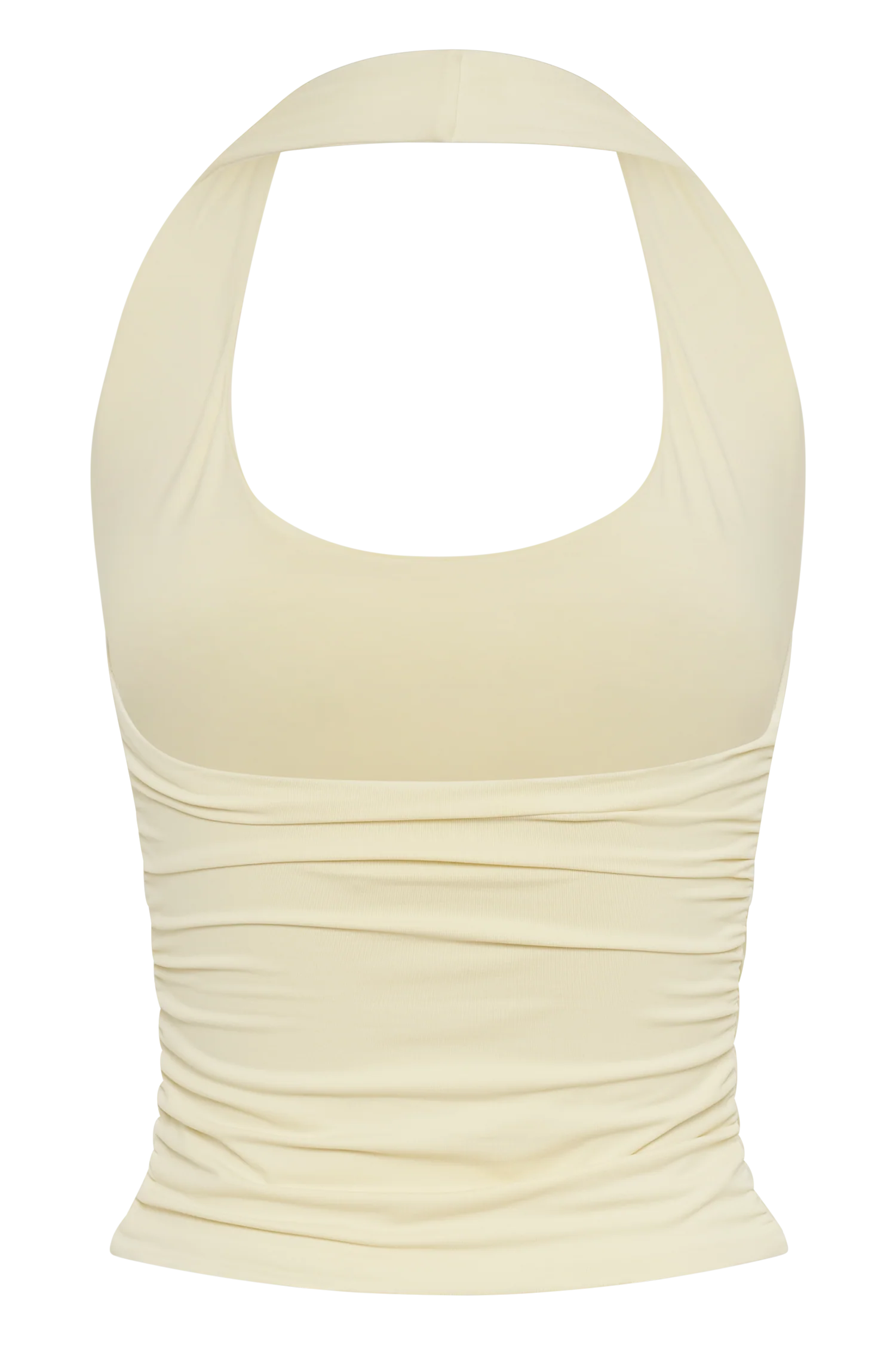 Marie Recycled Halter Top - Lemon Sherbet - Image 10