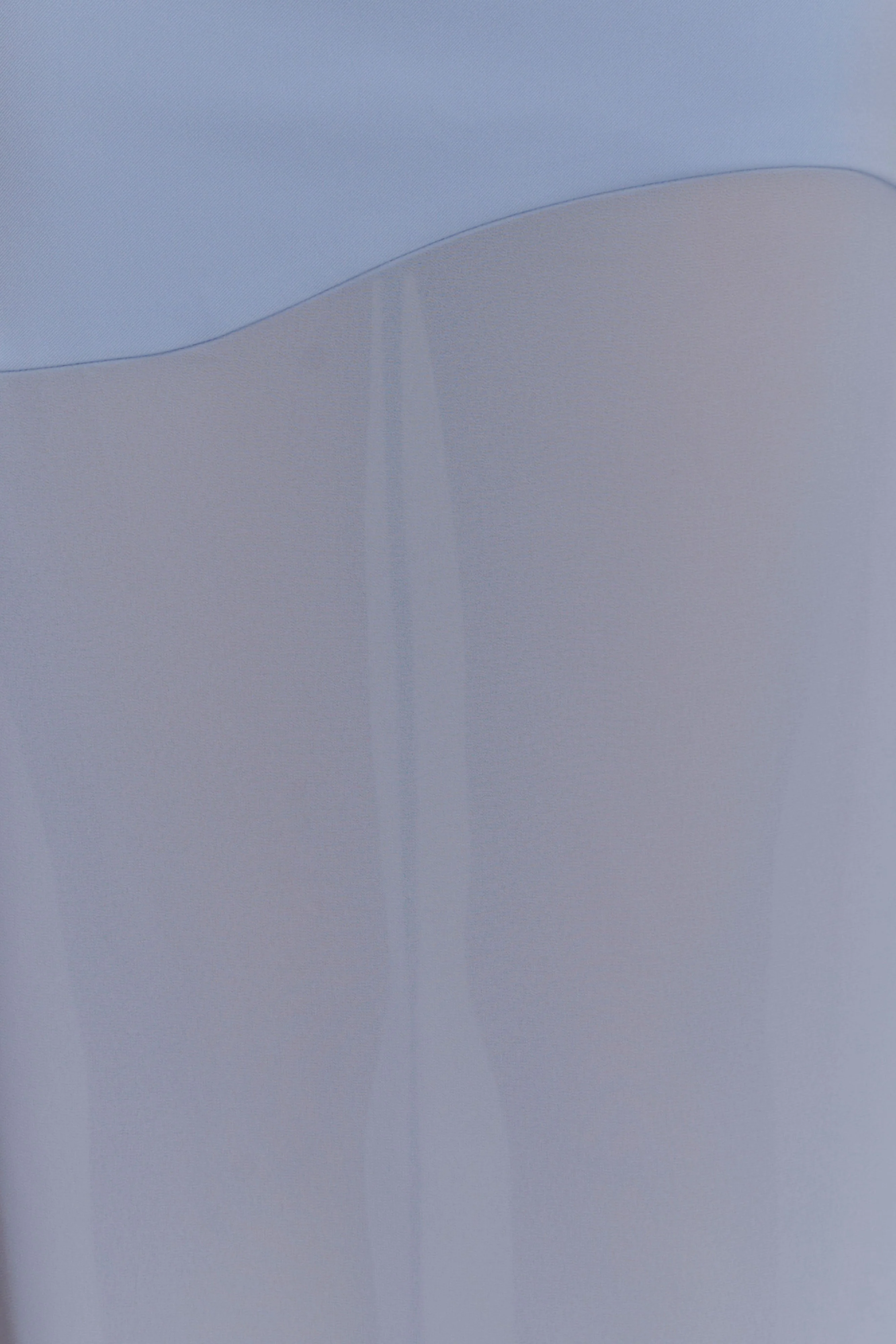 Mason Crepe And Chiffon Maxi Dress - Powder Blue - Image 4