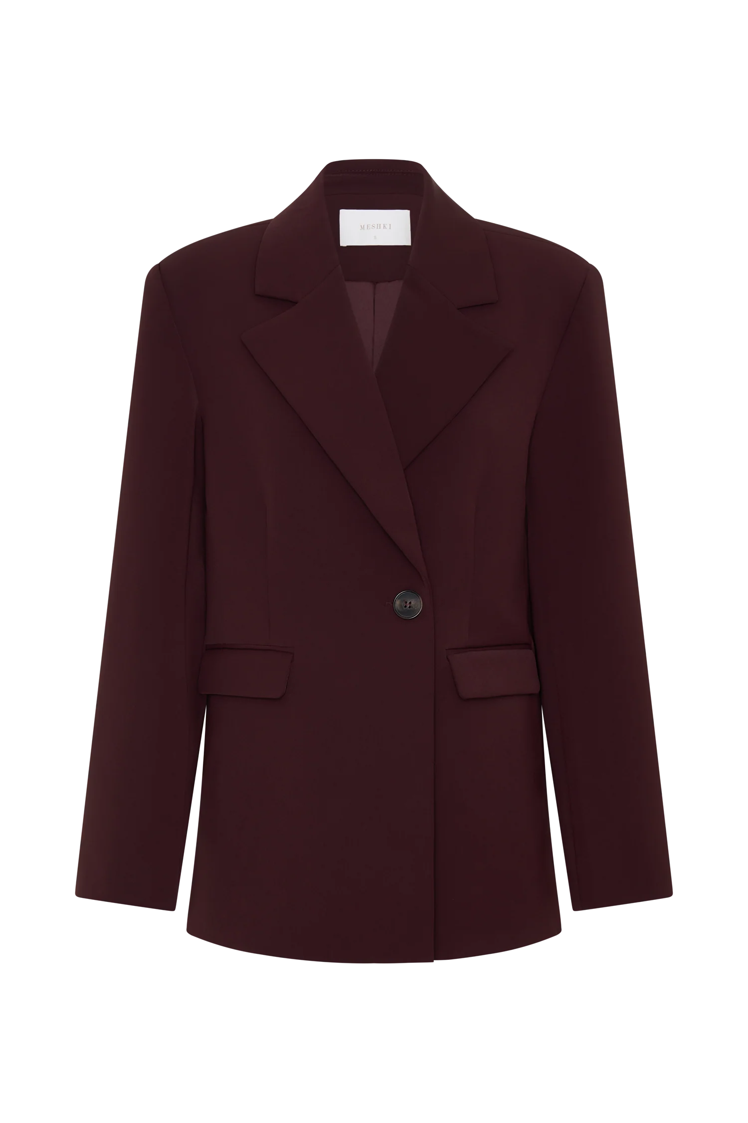 Mateo Oversized Blazer - Mahogany - Image 9