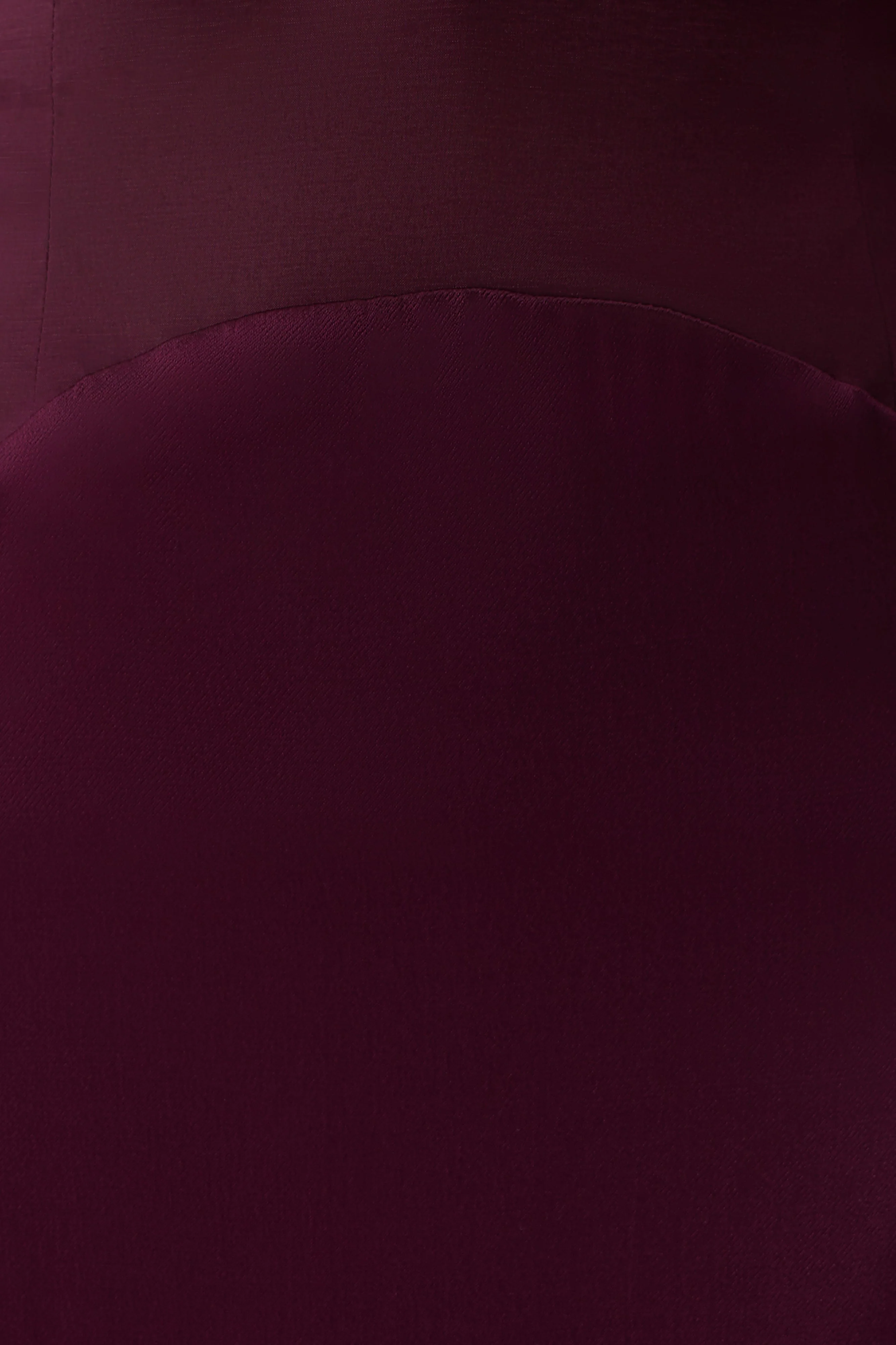 Maura Taffeta And Satin Maxi Dress - Wine - Image 6