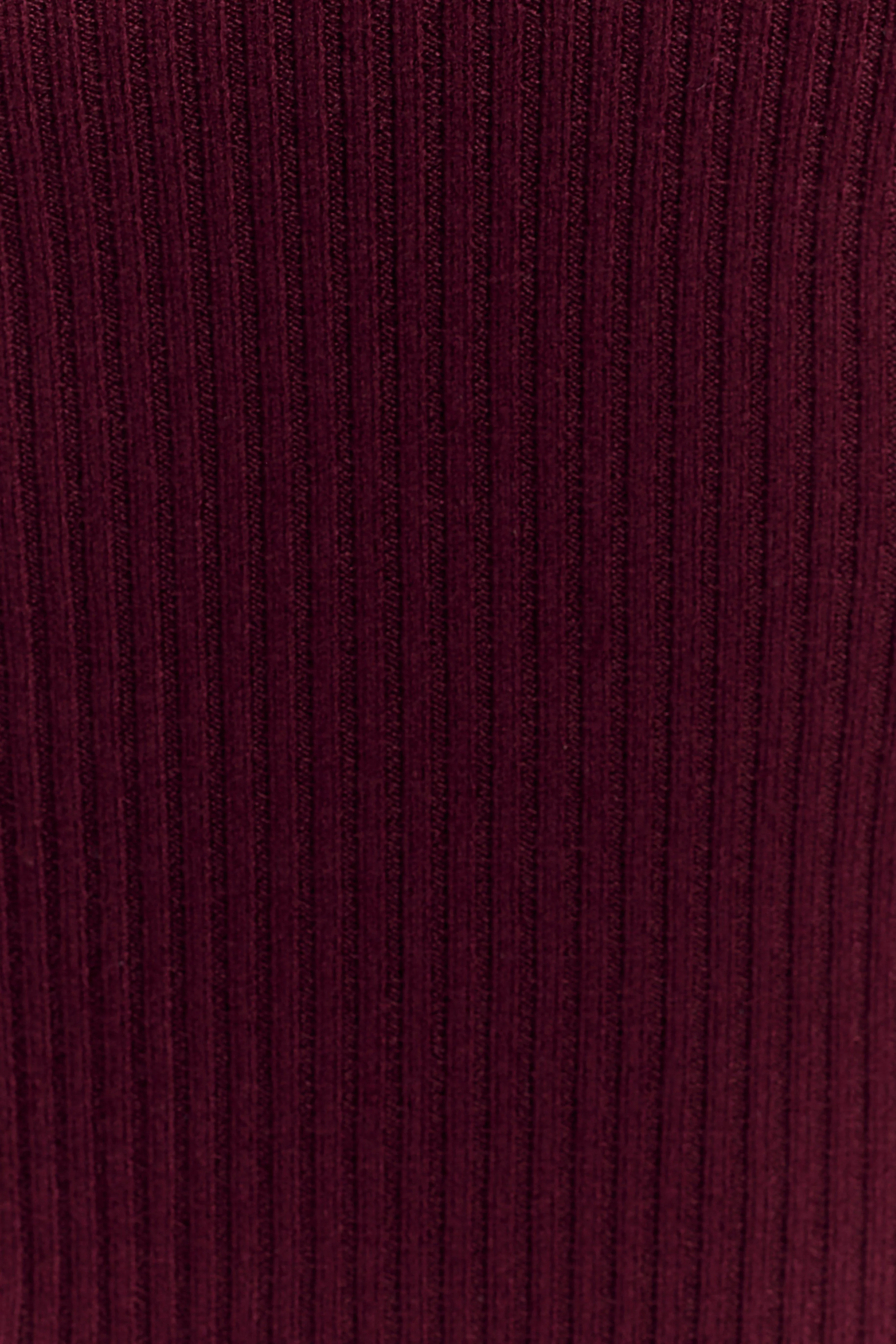 Natalya Ribbed Knit Cami Top - Merlot - Image 5