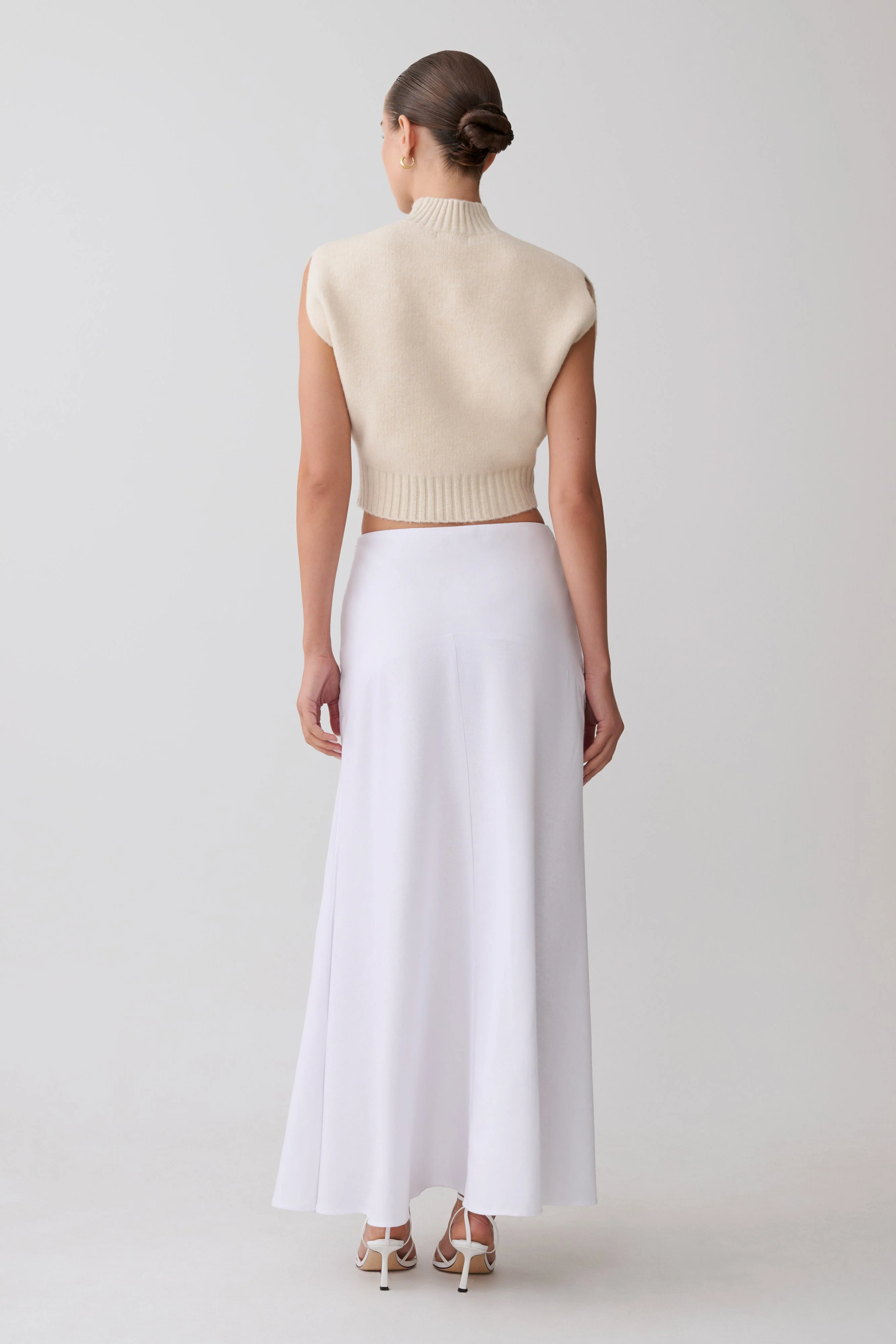 Niko Knit Oversized Top - Ivory - Image 10