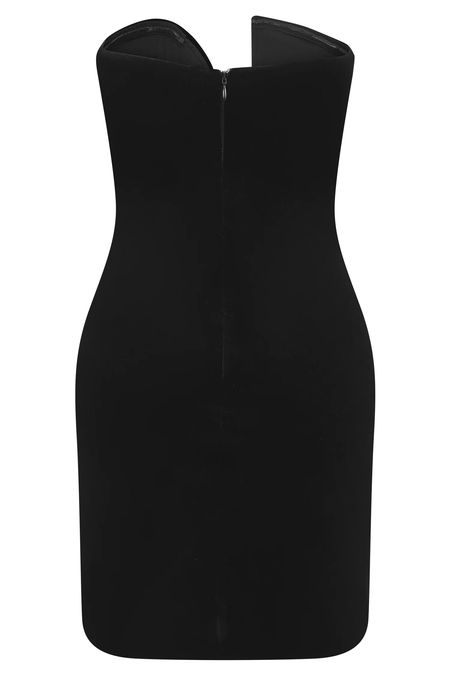 Paulina Velvet Strapless Mini Dress - Black - Image 8
