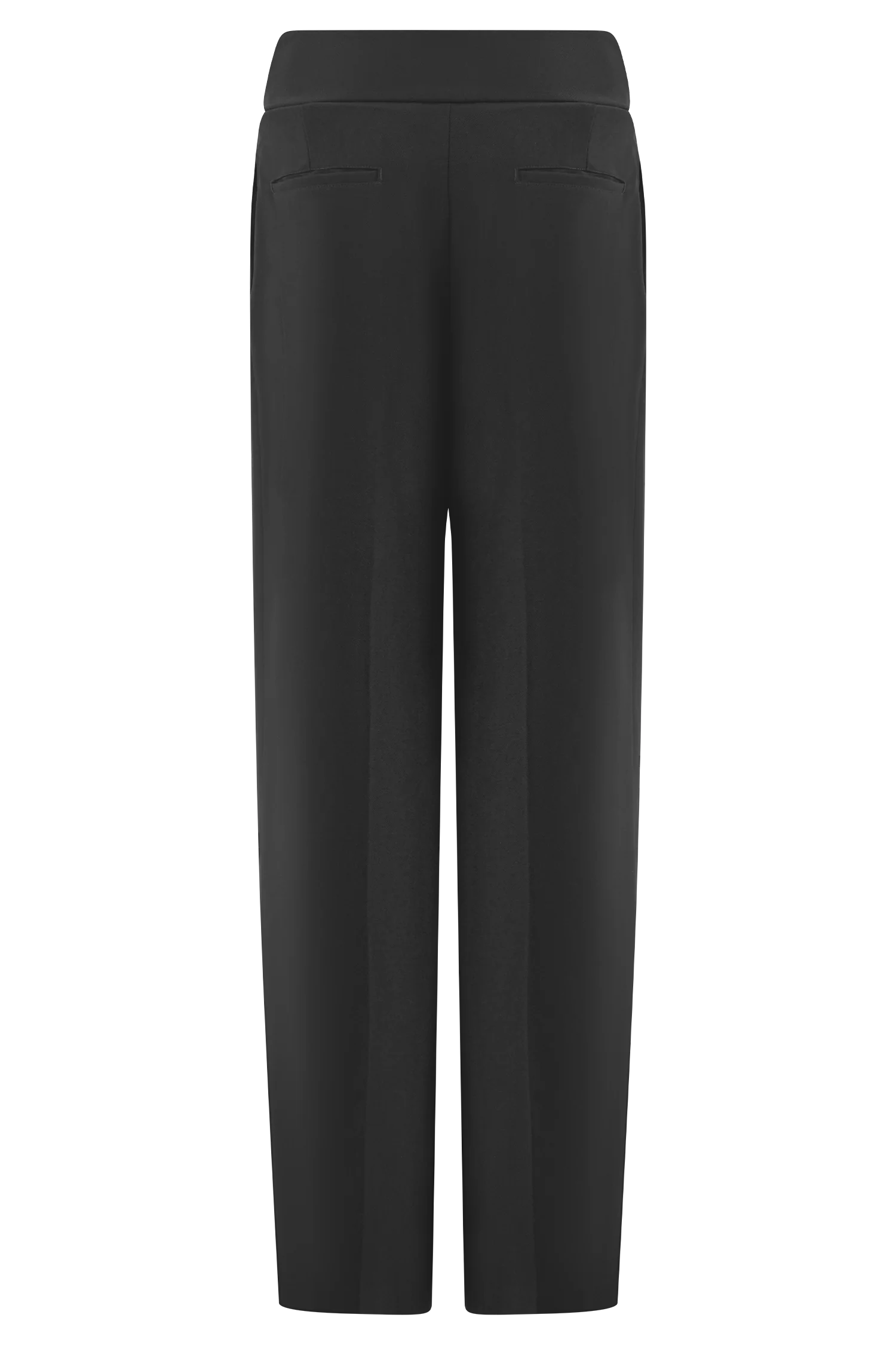 Penelope Pleated High Waisted Pants - Black - Image 10